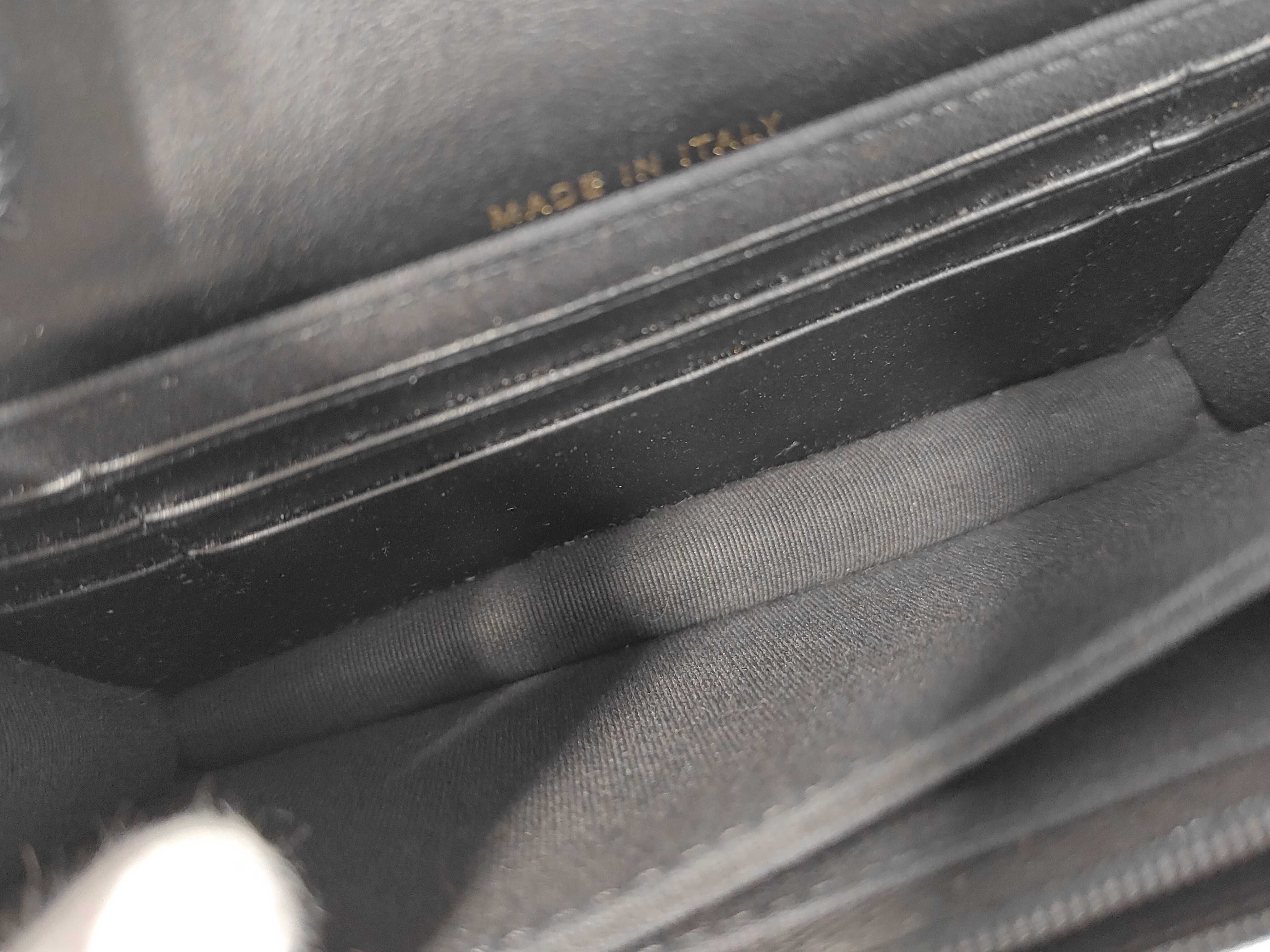 Caviar Skin Matelassé Chain Shoulder Bag — view 9