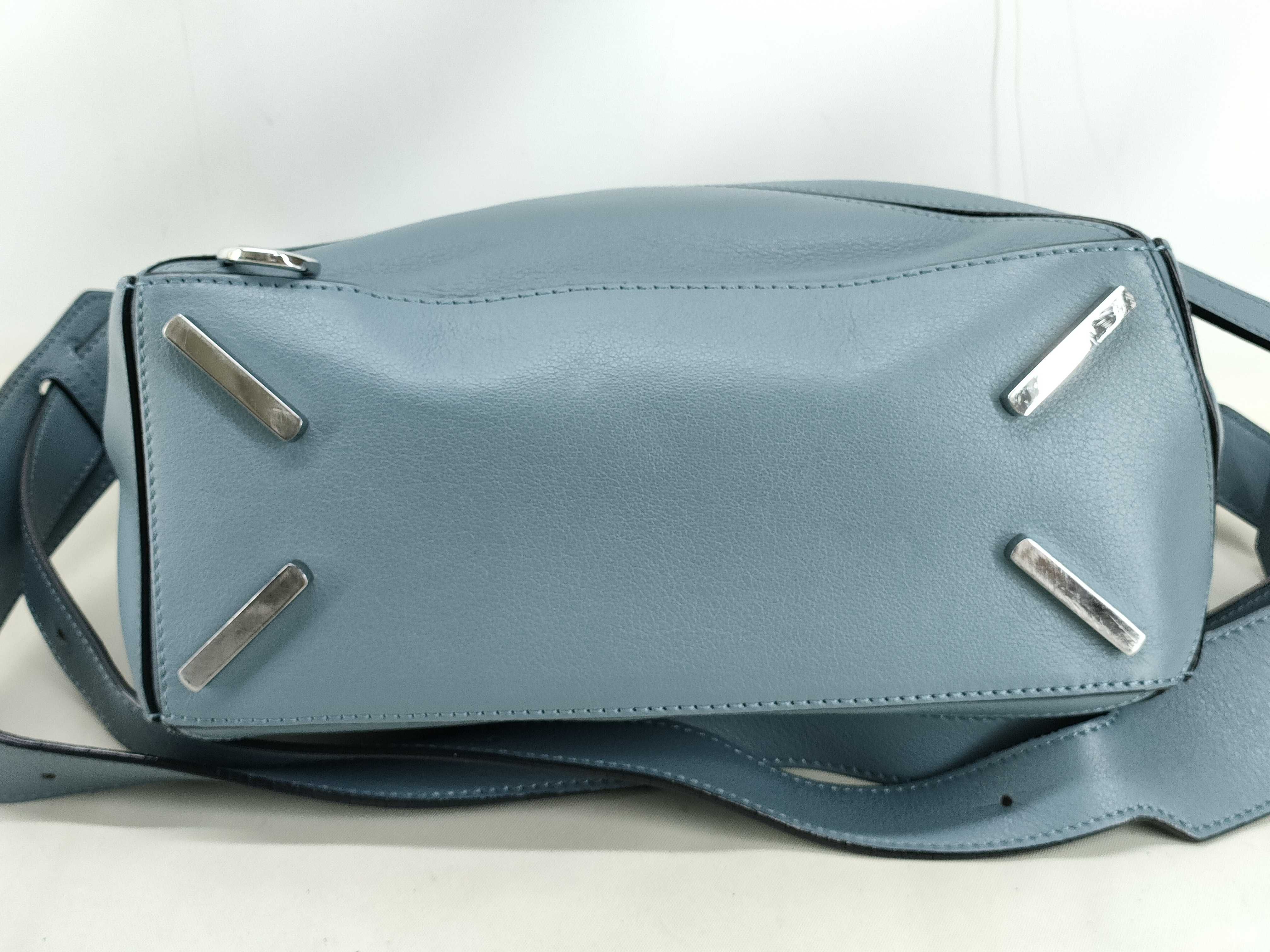 Blue Calf Puzzle Bag, Size S — view 3