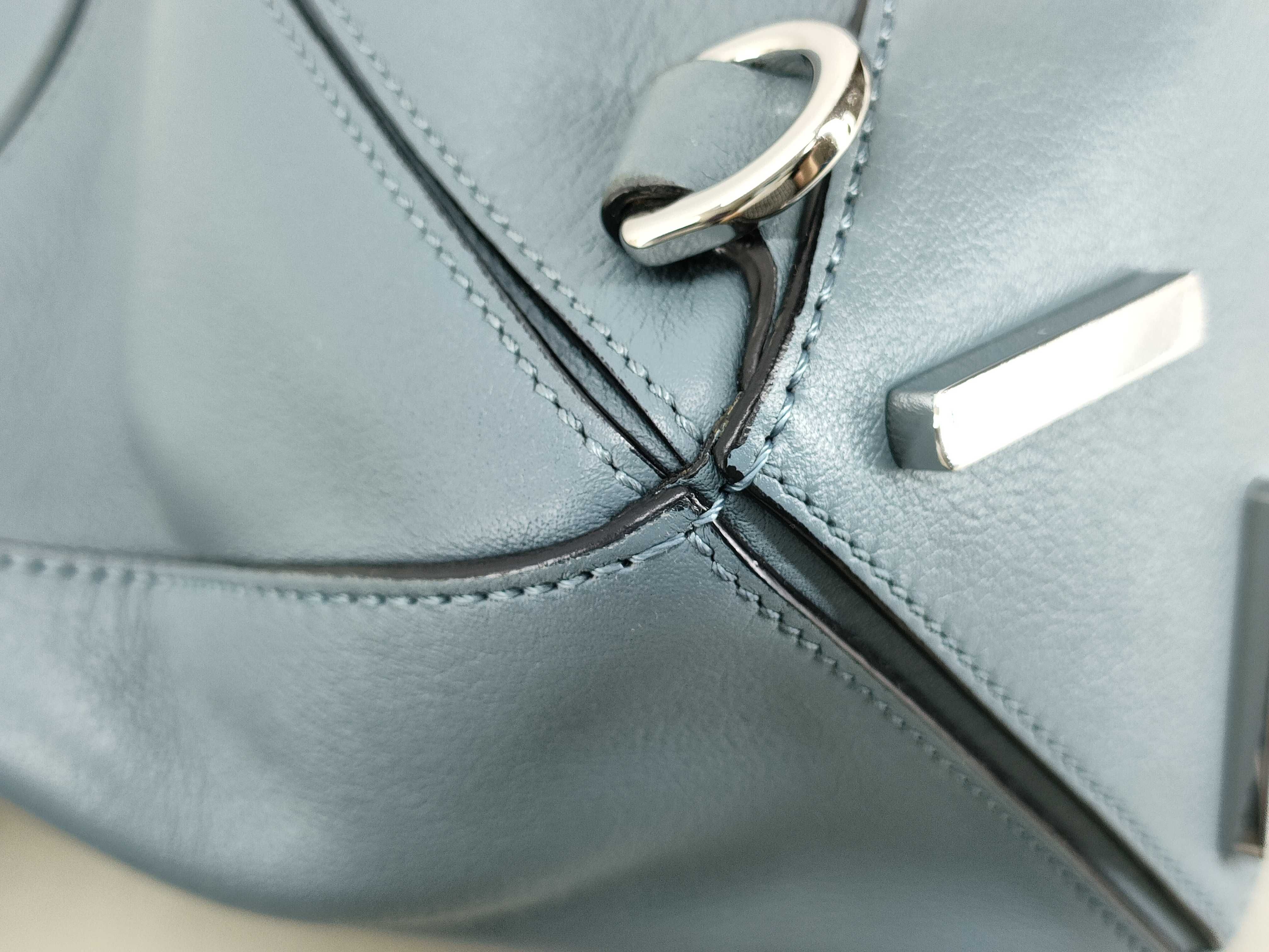 Blue Calf Puzzle Bag, Size S — view 4