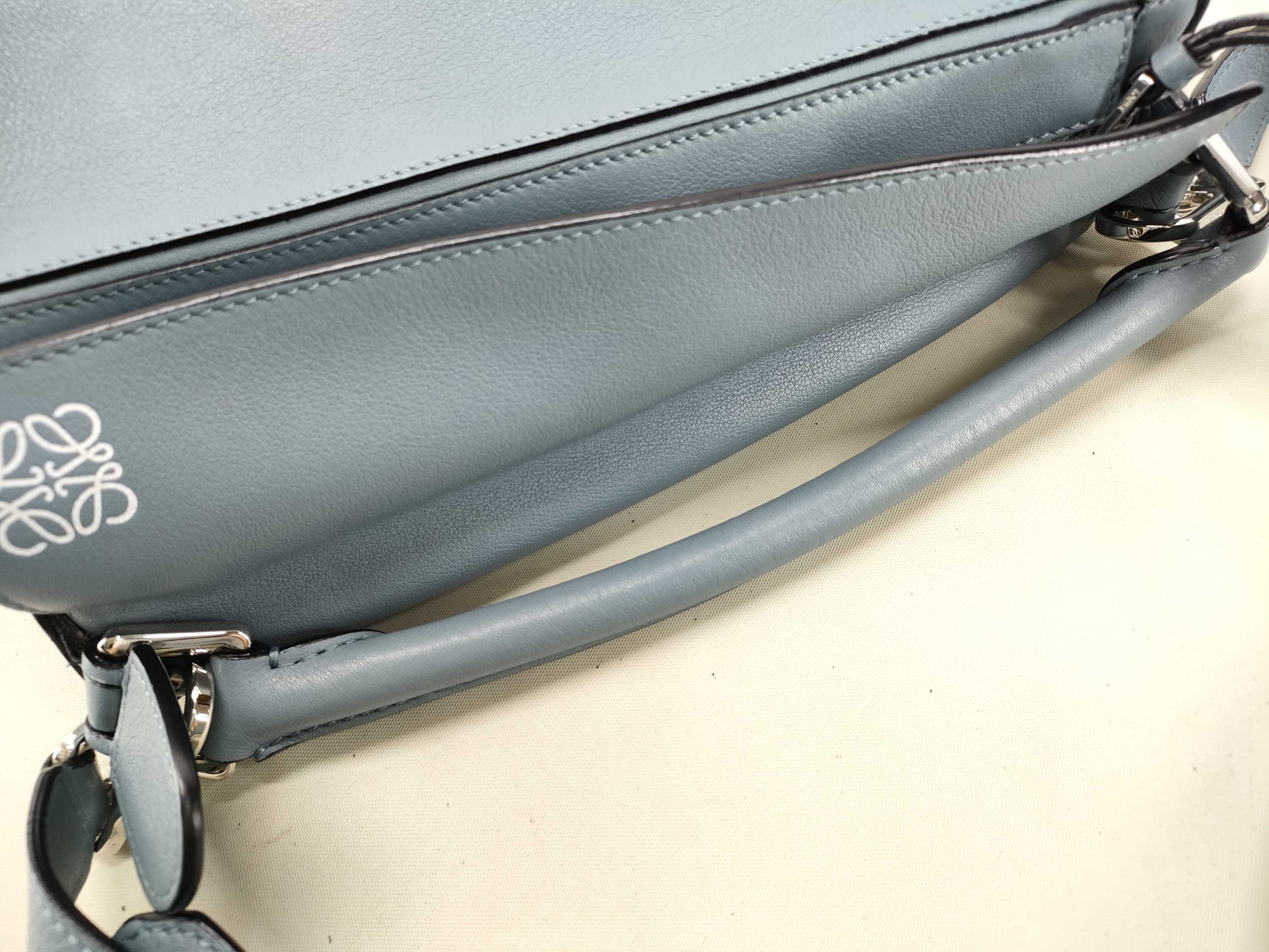 Blue Calf Puzzle Bag, Size S — view 5