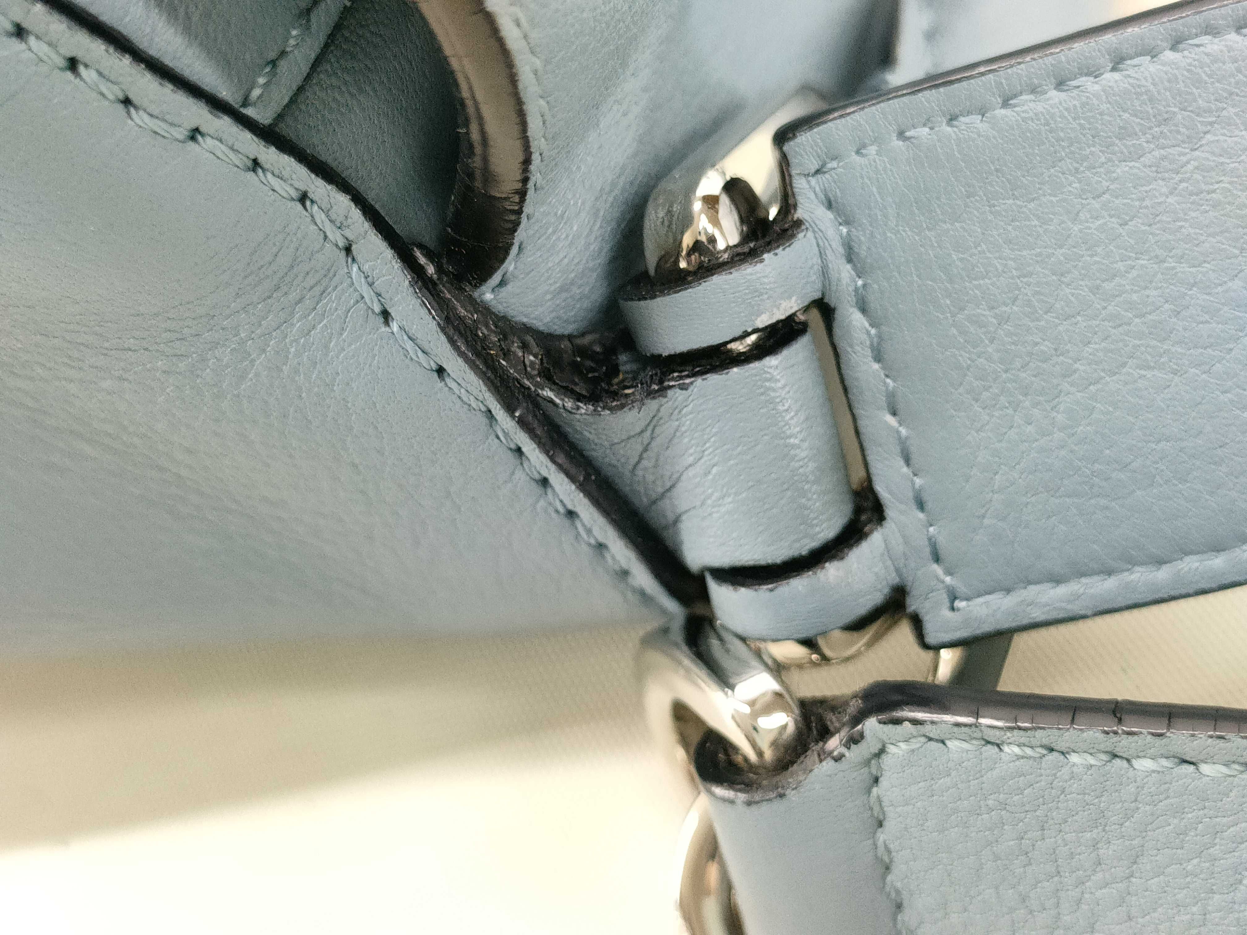 Blue Calf Puzzle Bag, Size S — view 8