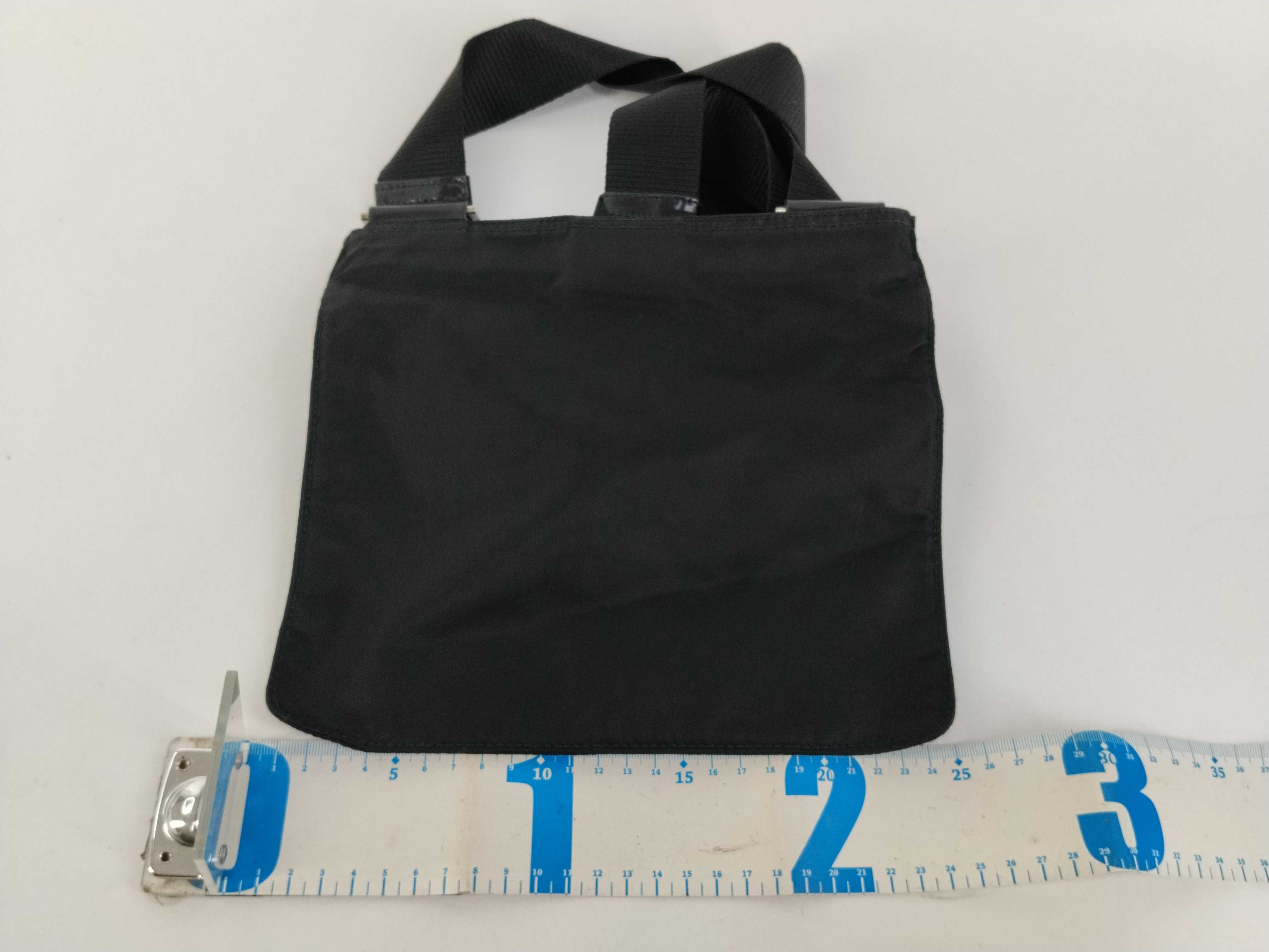 Nylon Shoulder Bag, Black Nylon Shoulder Bag — view 2