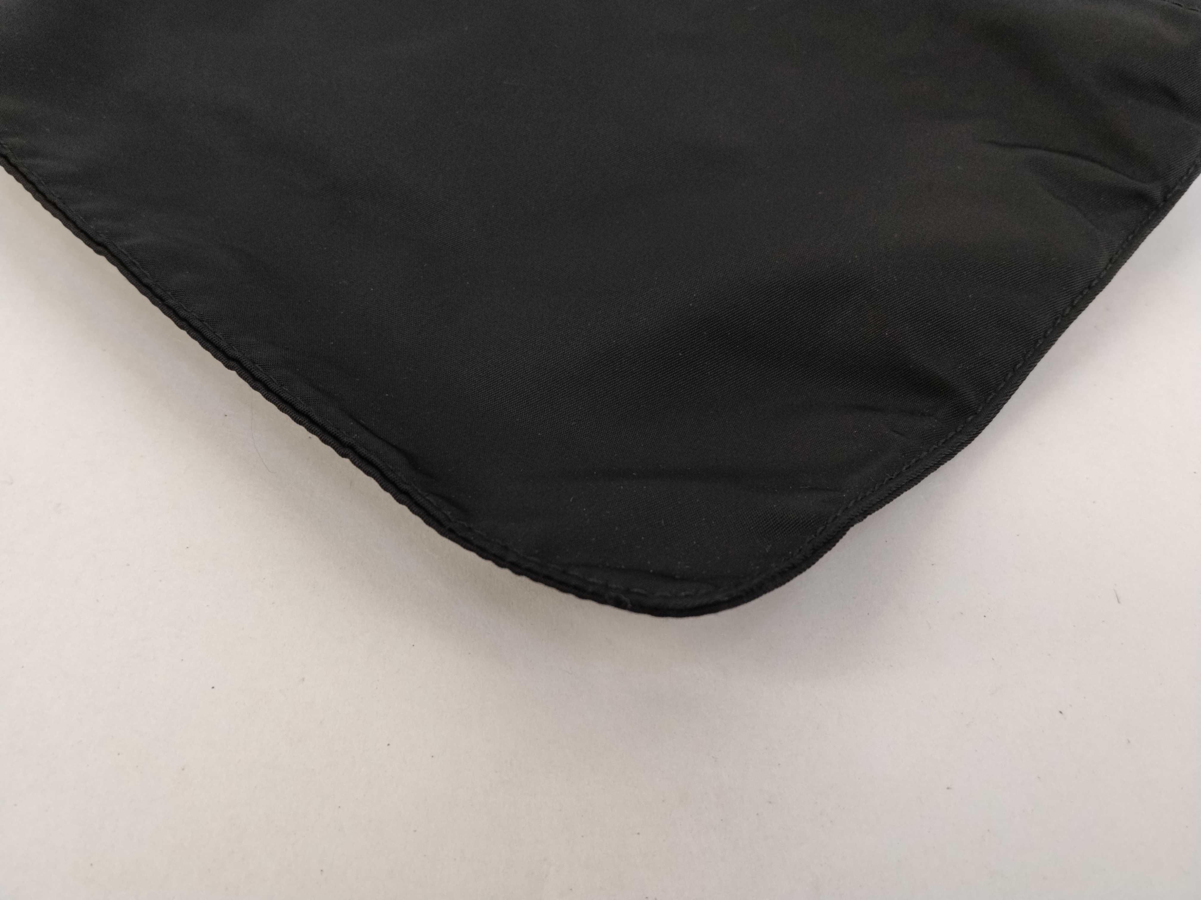 Nylon Shoulder Bag, Black Nylon Shoulder Bag — view 6
