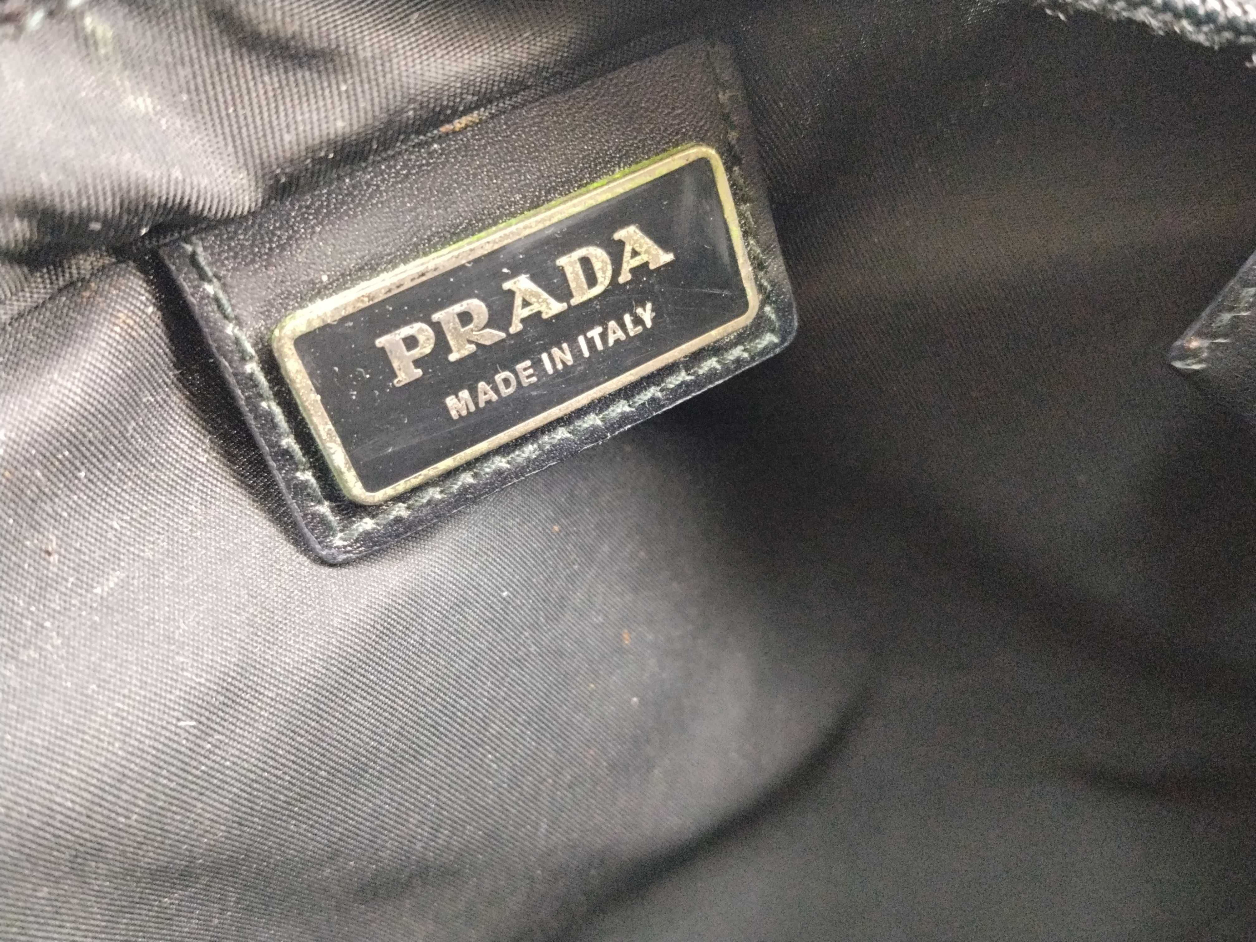 Nylon Shoulder Bag, Black Nylon Shoulder Bag — view 10