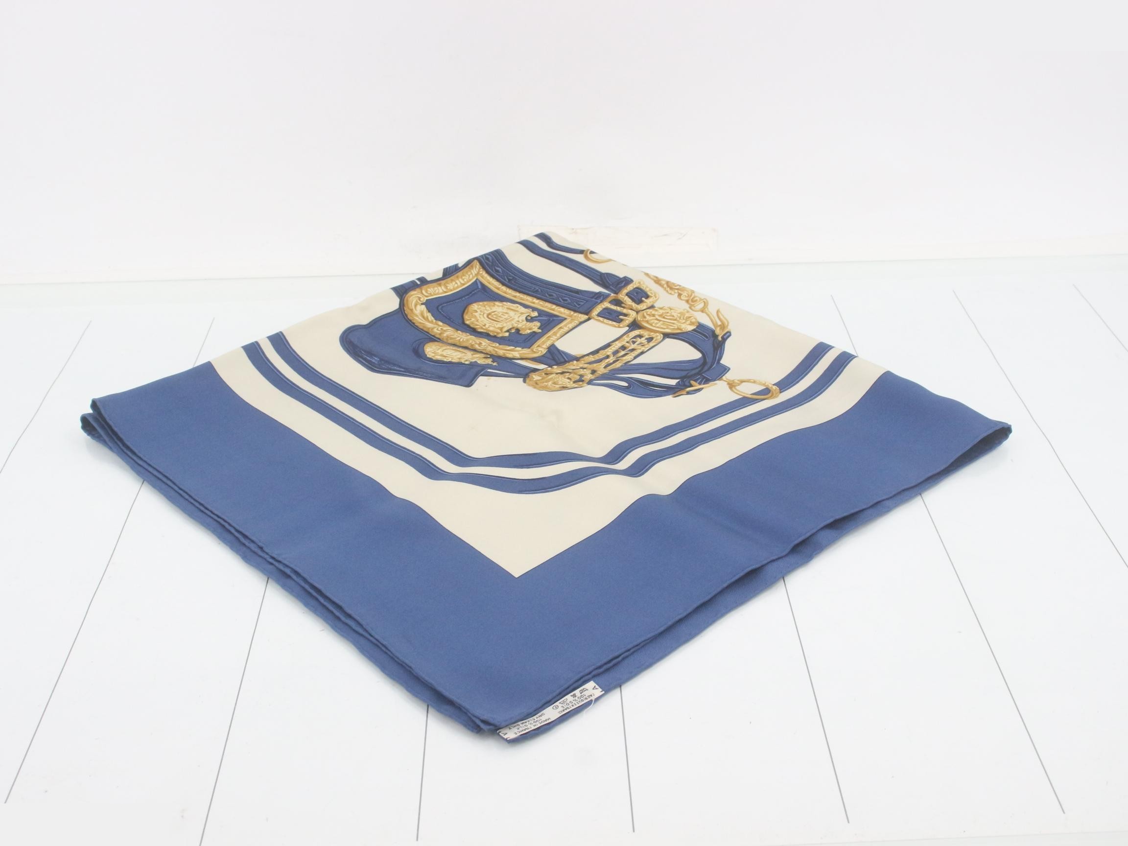 Carre 90 BRIDES de GARA Silk Scarf — view 2