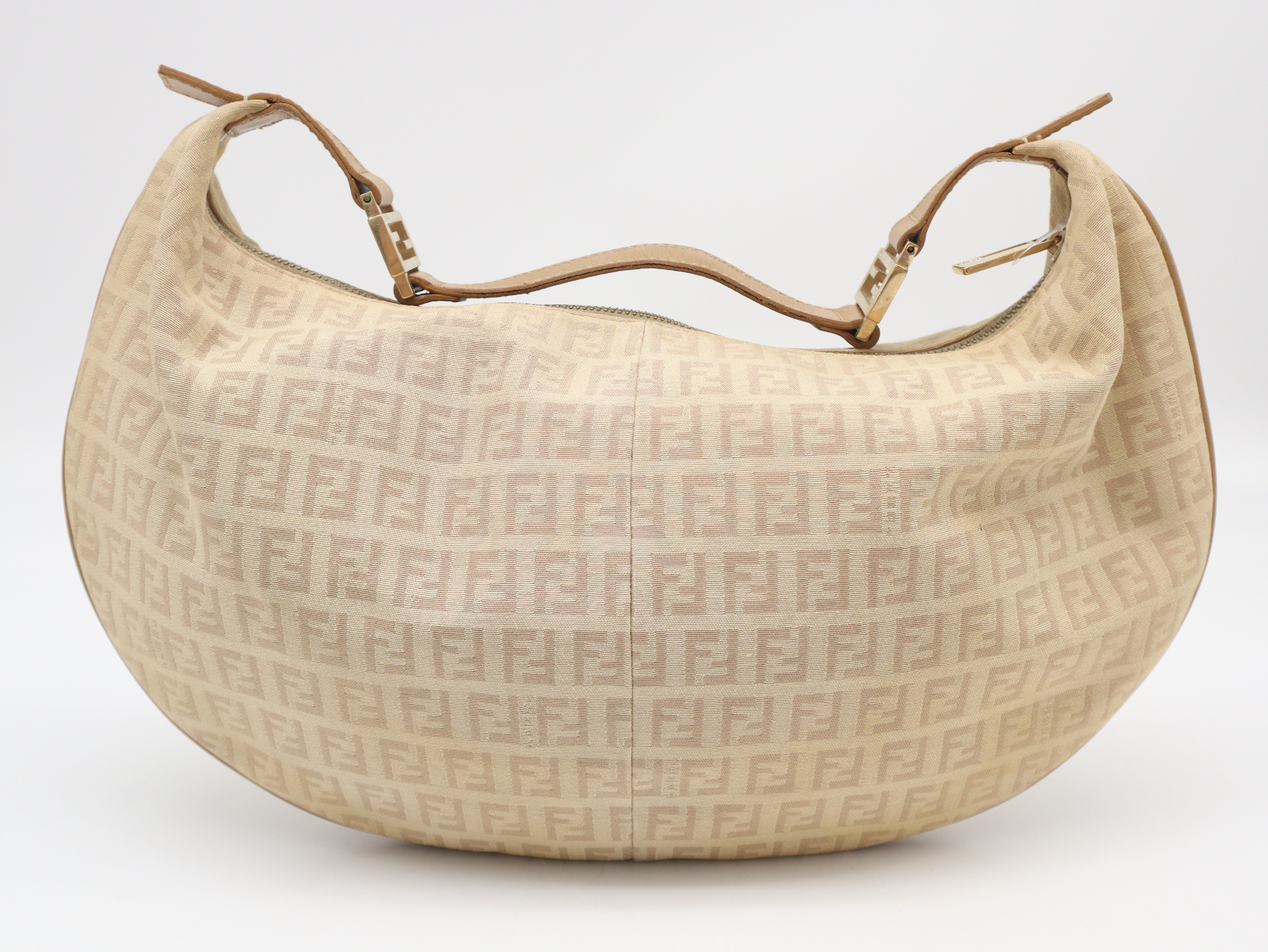Zucchino Shoulder Bag, Beige Shoulder Bag — view 2