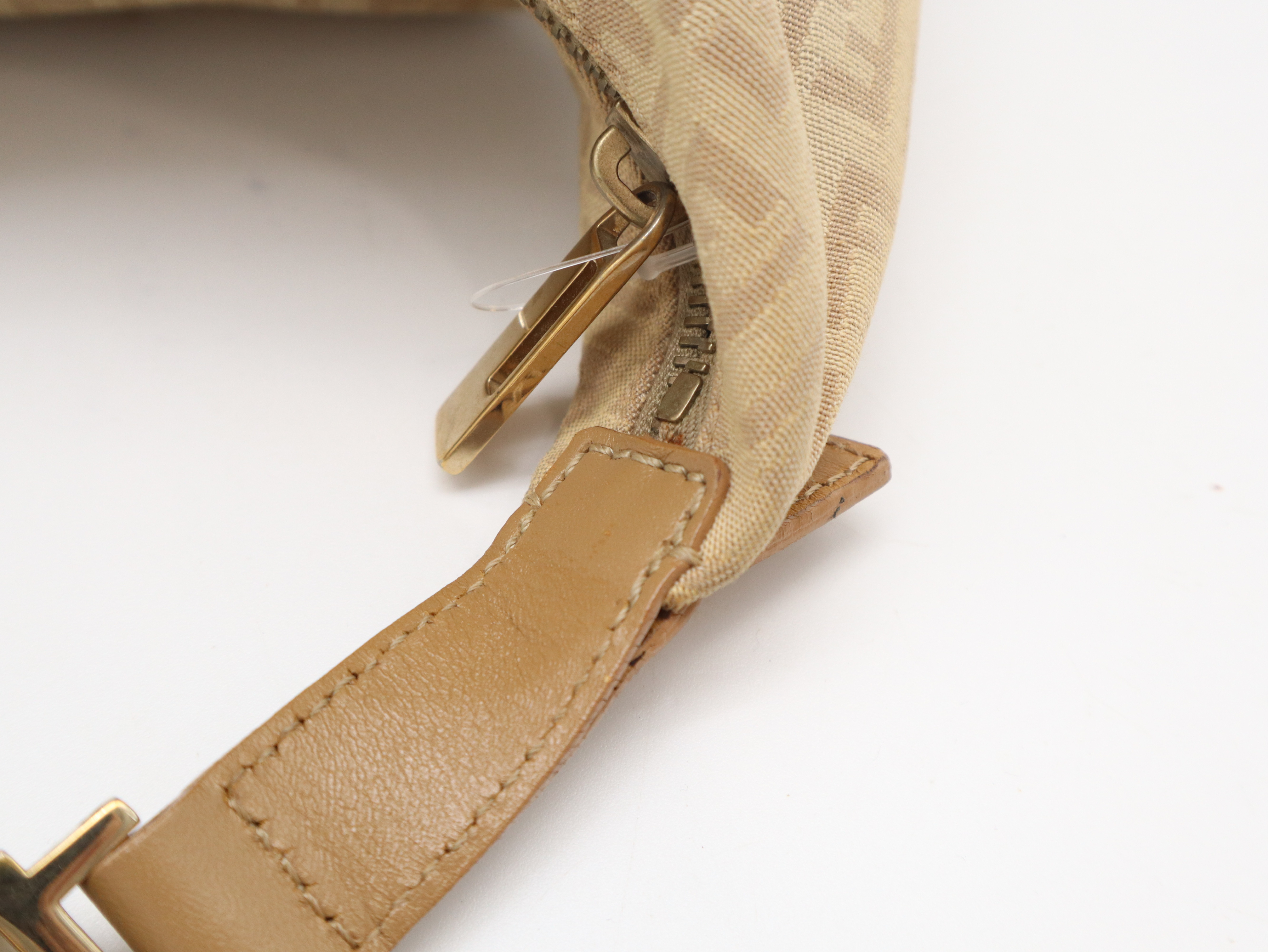 Zucchino Shoulder Bag, Beige Shoulder Bag — view 7