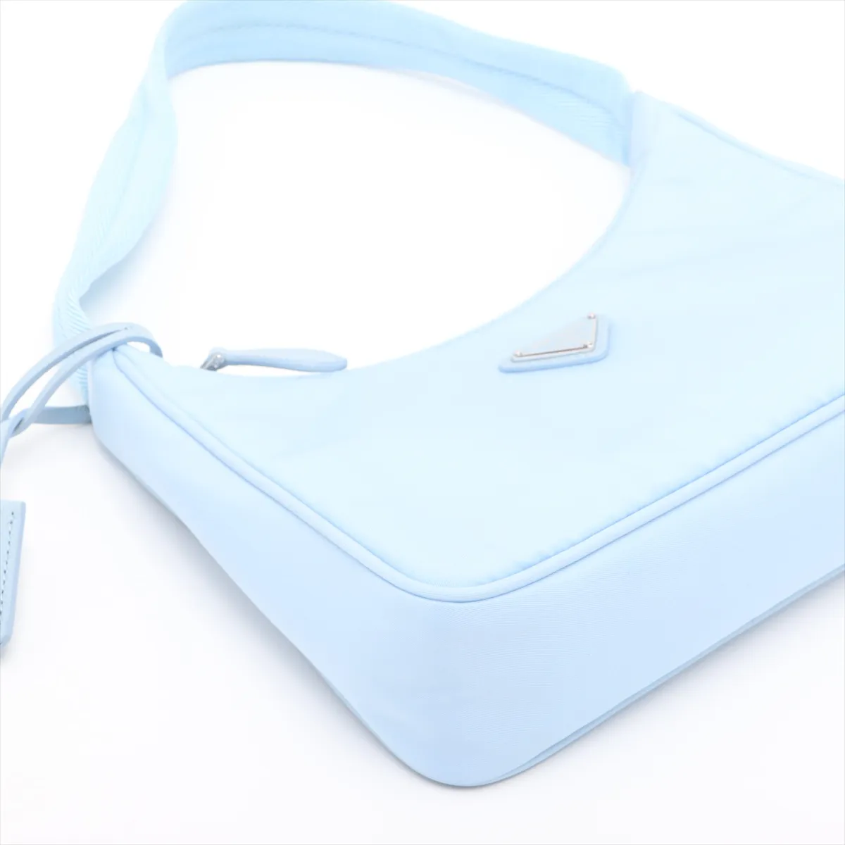 Tessuto Nylon Handbag Blue — view 4