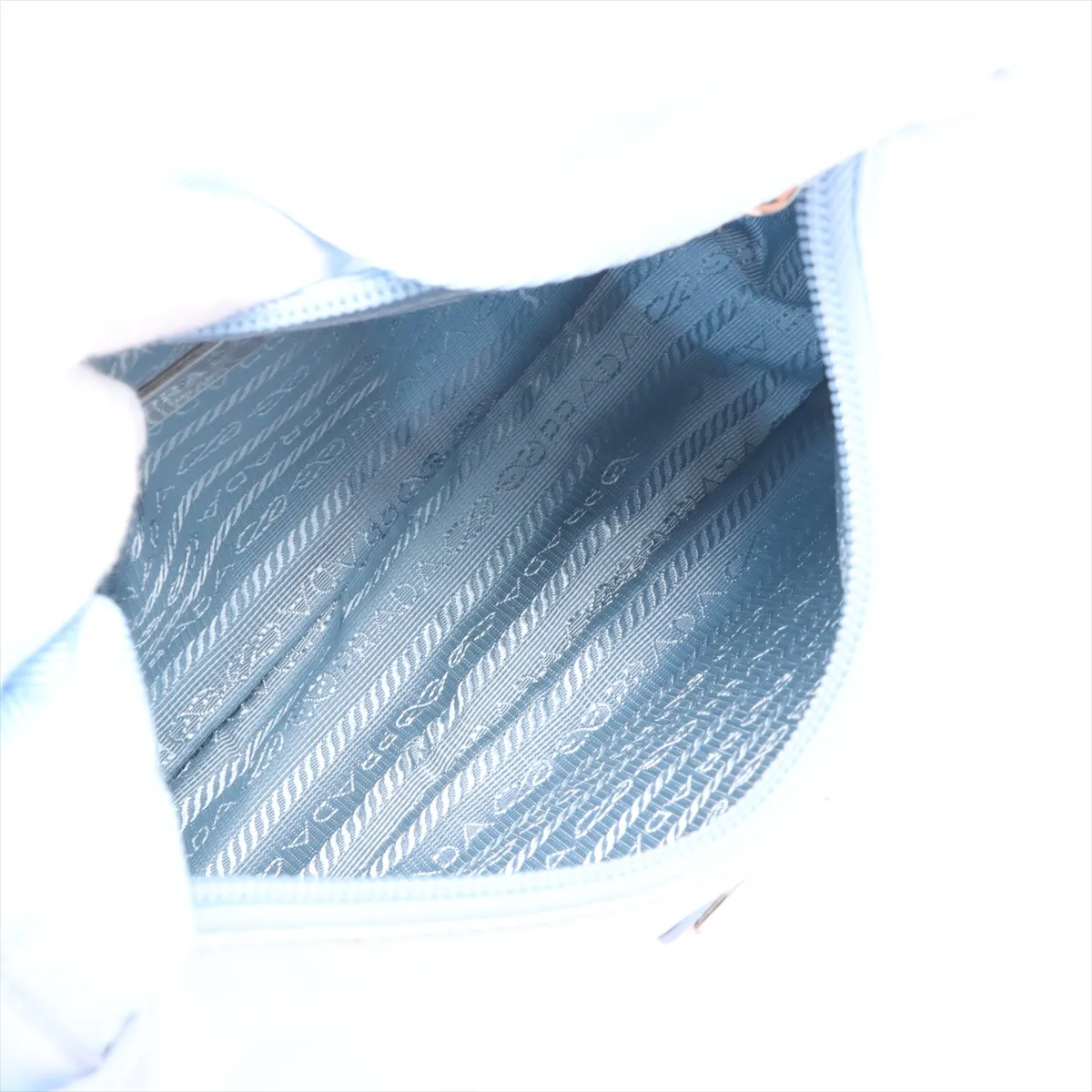 Tessuto Nylon Handbag Blue — view 7
