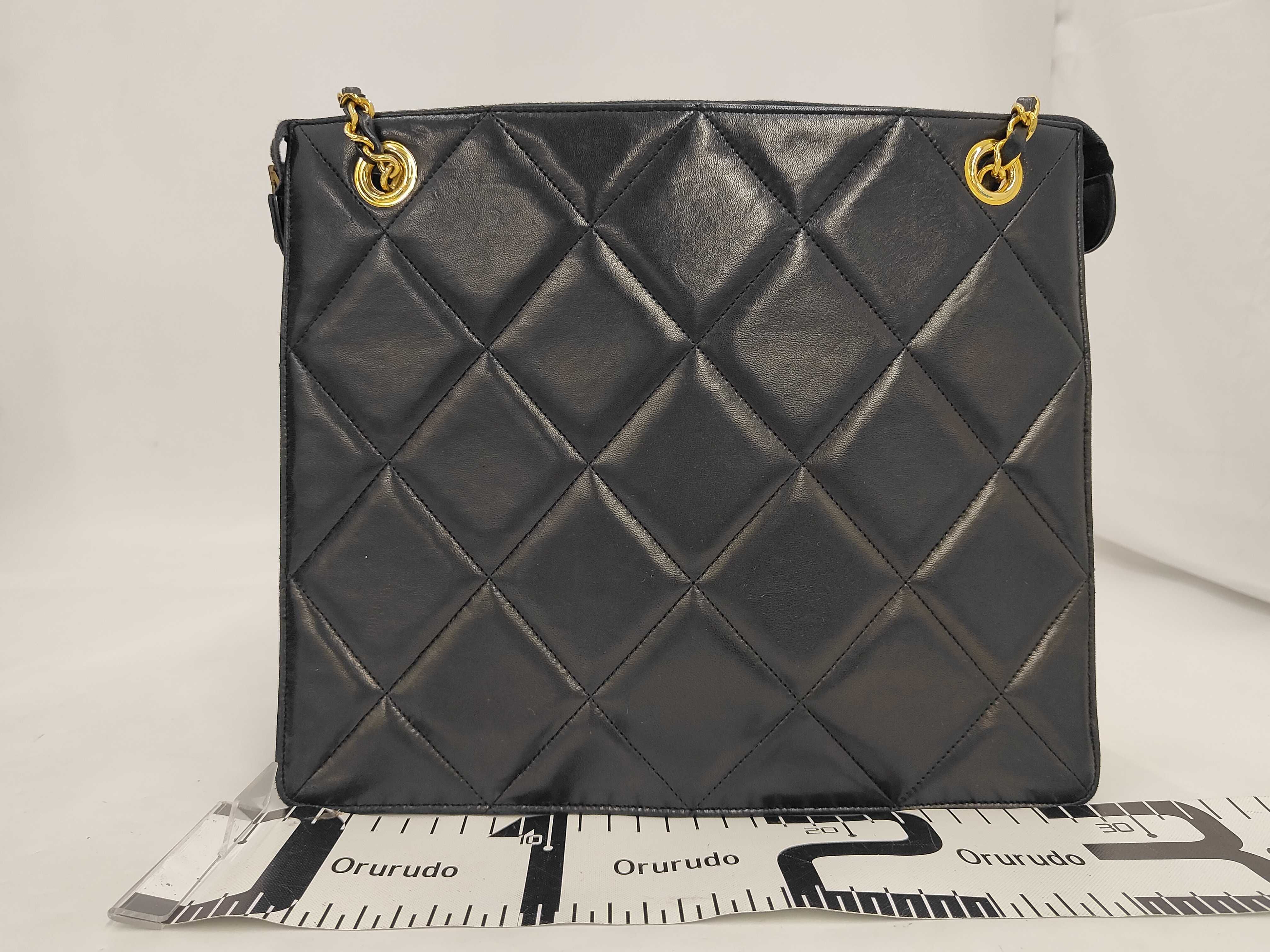 bag, Chanel Coco shoulder bag, black, with dust bag, box, and guarantee card. — view 2
