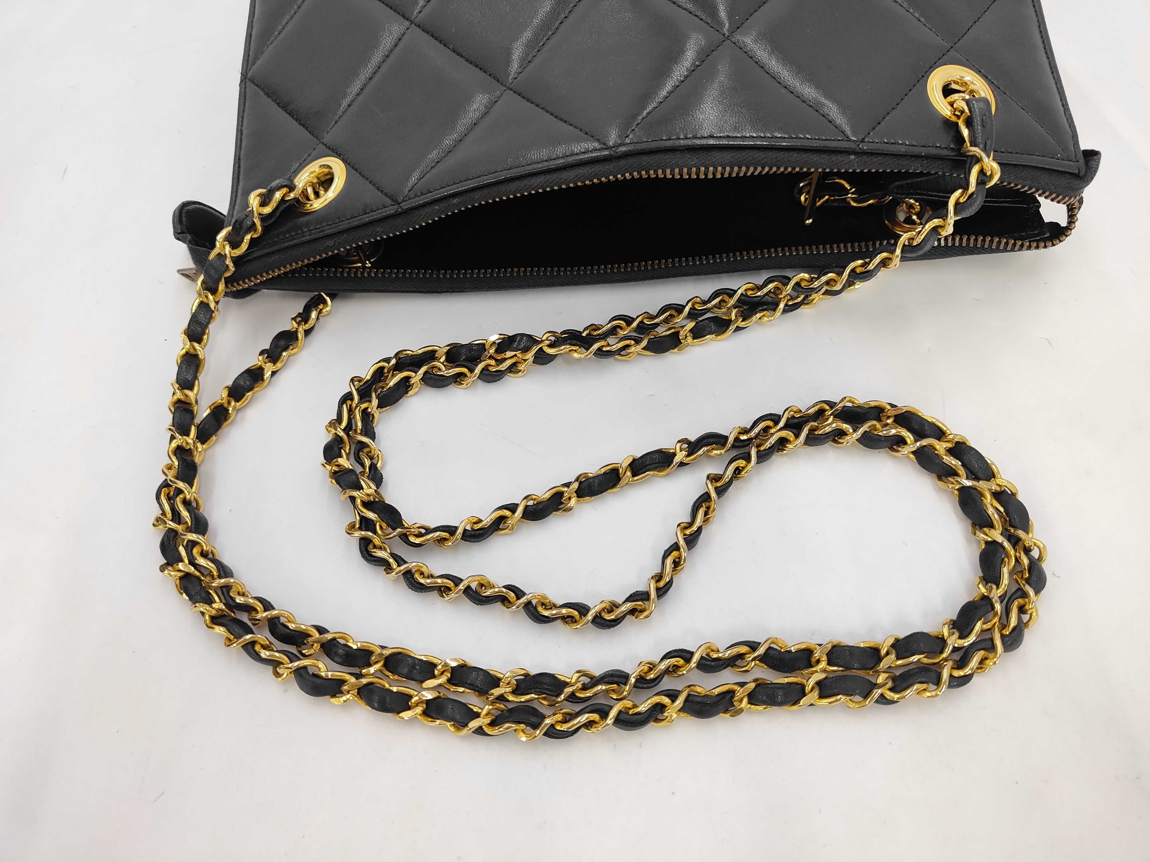 bag, Chanel Coco shoulder bag, black, with dust bag, box, and guarantee card. — view 5