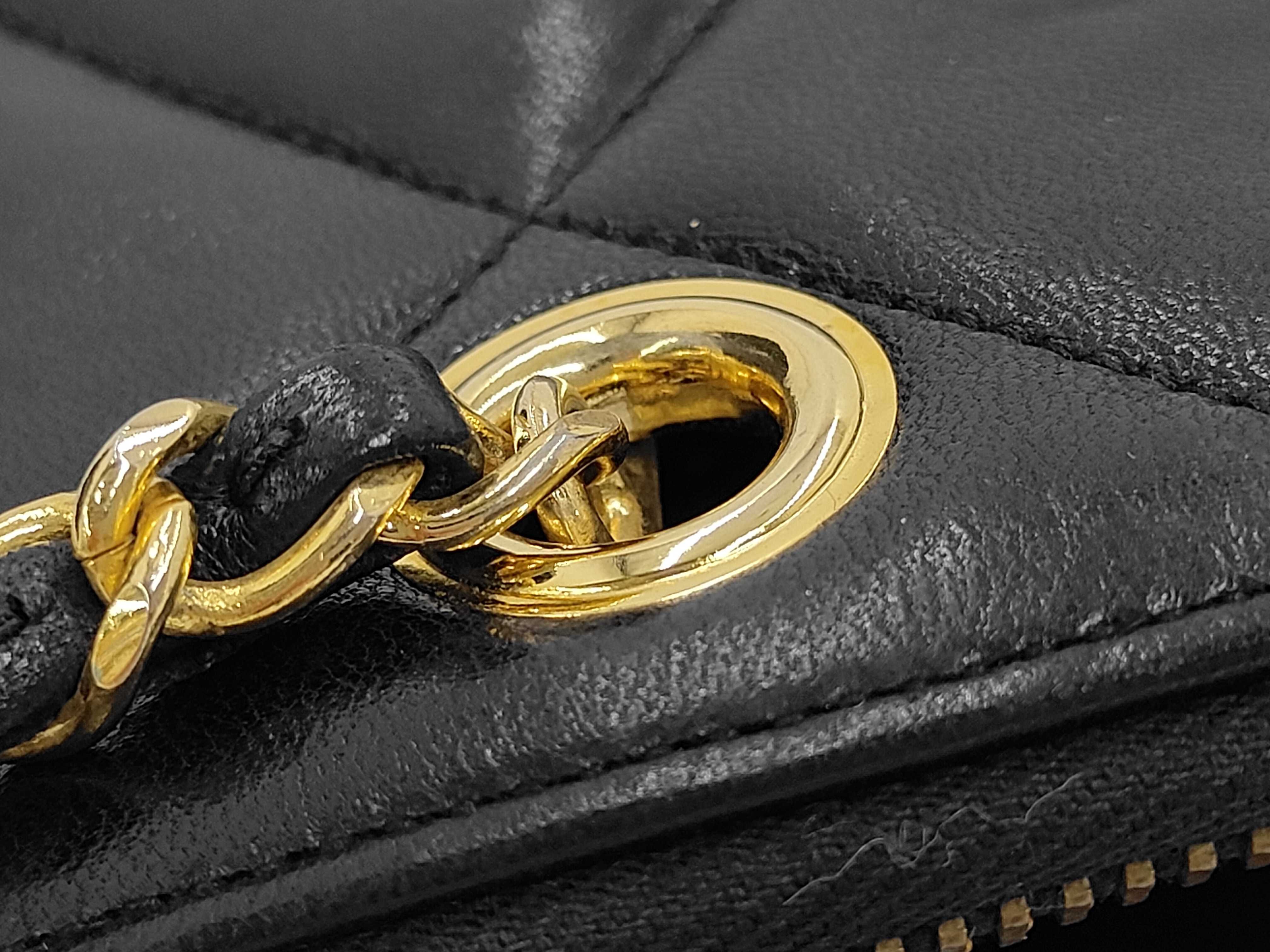 bag, Chanel Coco shoulder bag, black, with dust bag, box, and guarantee card. — view 7