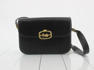 Vintage carriage hardware shoulder bag