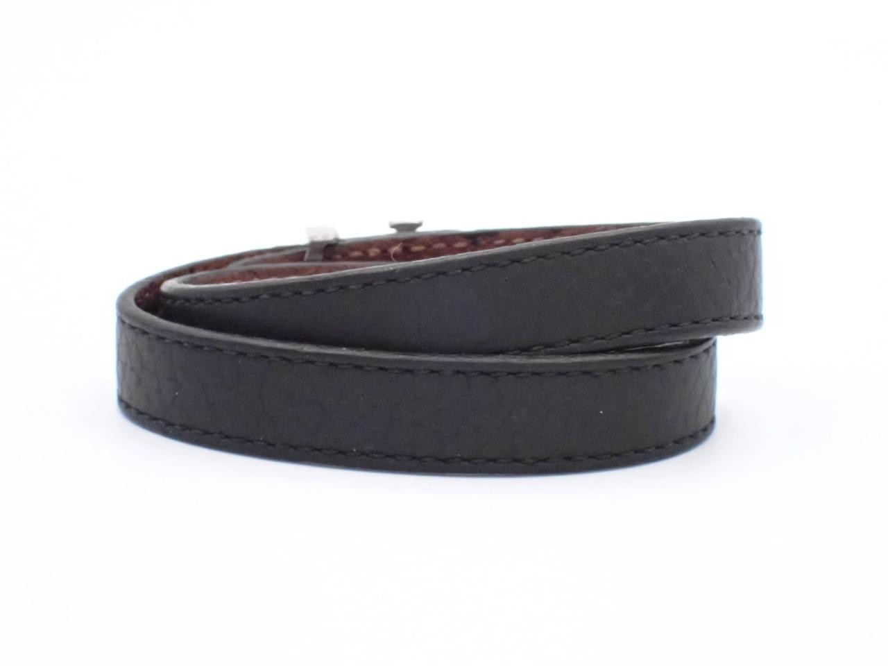 LV bracelet, leather, wrist circumference approximately 18cm — view 2