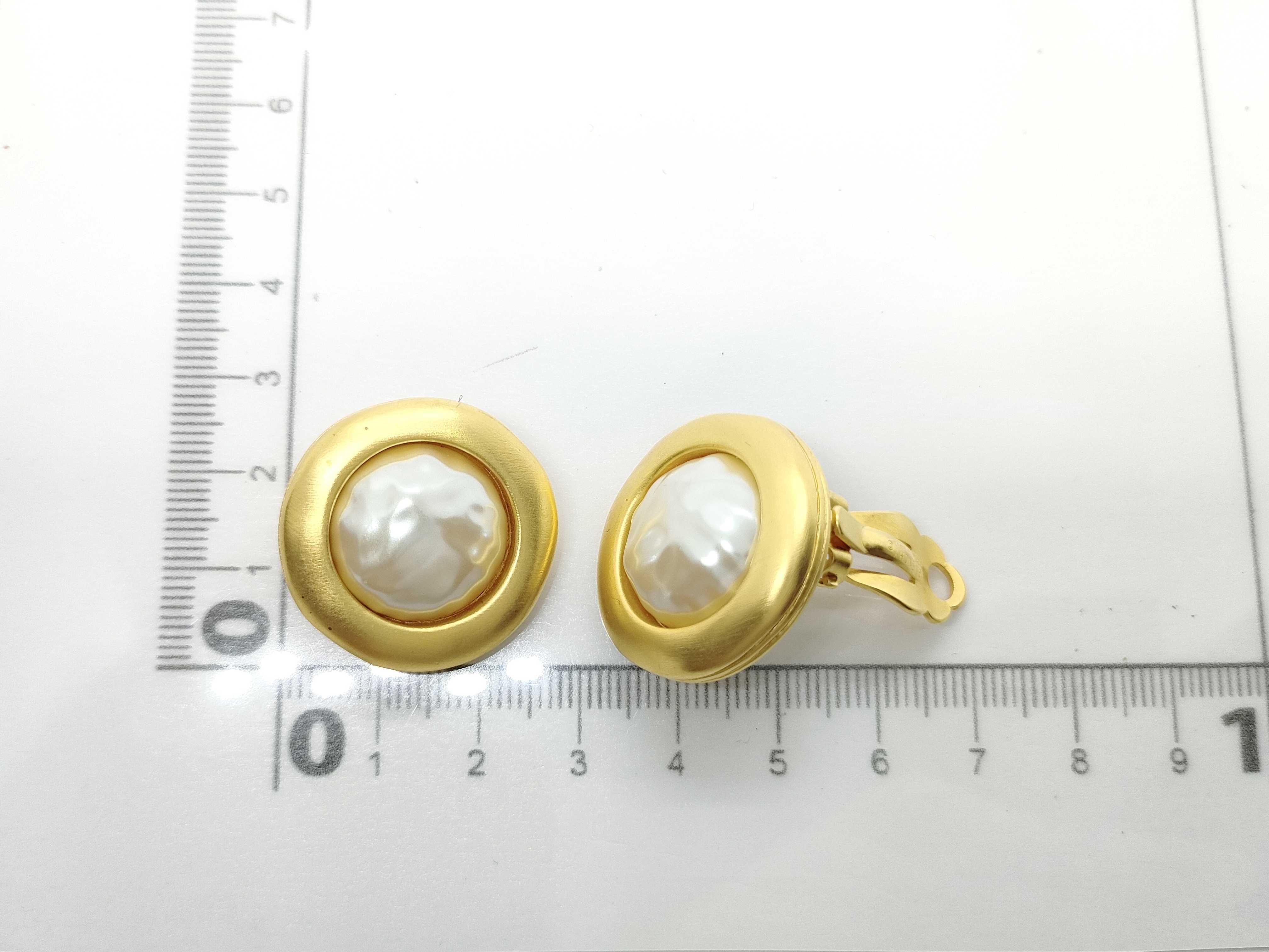 Vintage Circle Earrings 21.8g — view 6