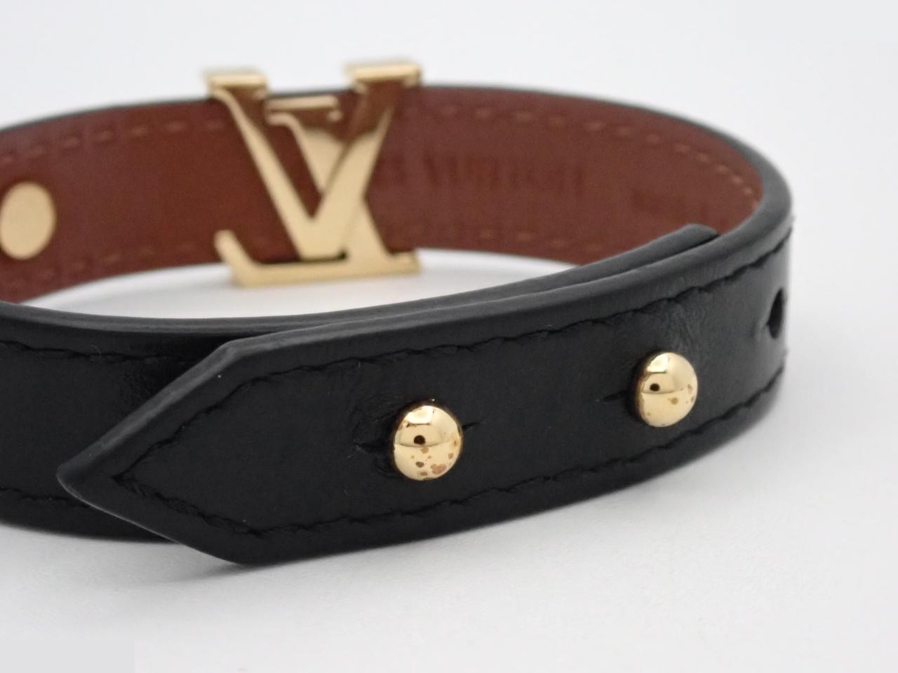 Monogram leather (small items), bracelets, bangles (leather and fabric), iconic. — view 3