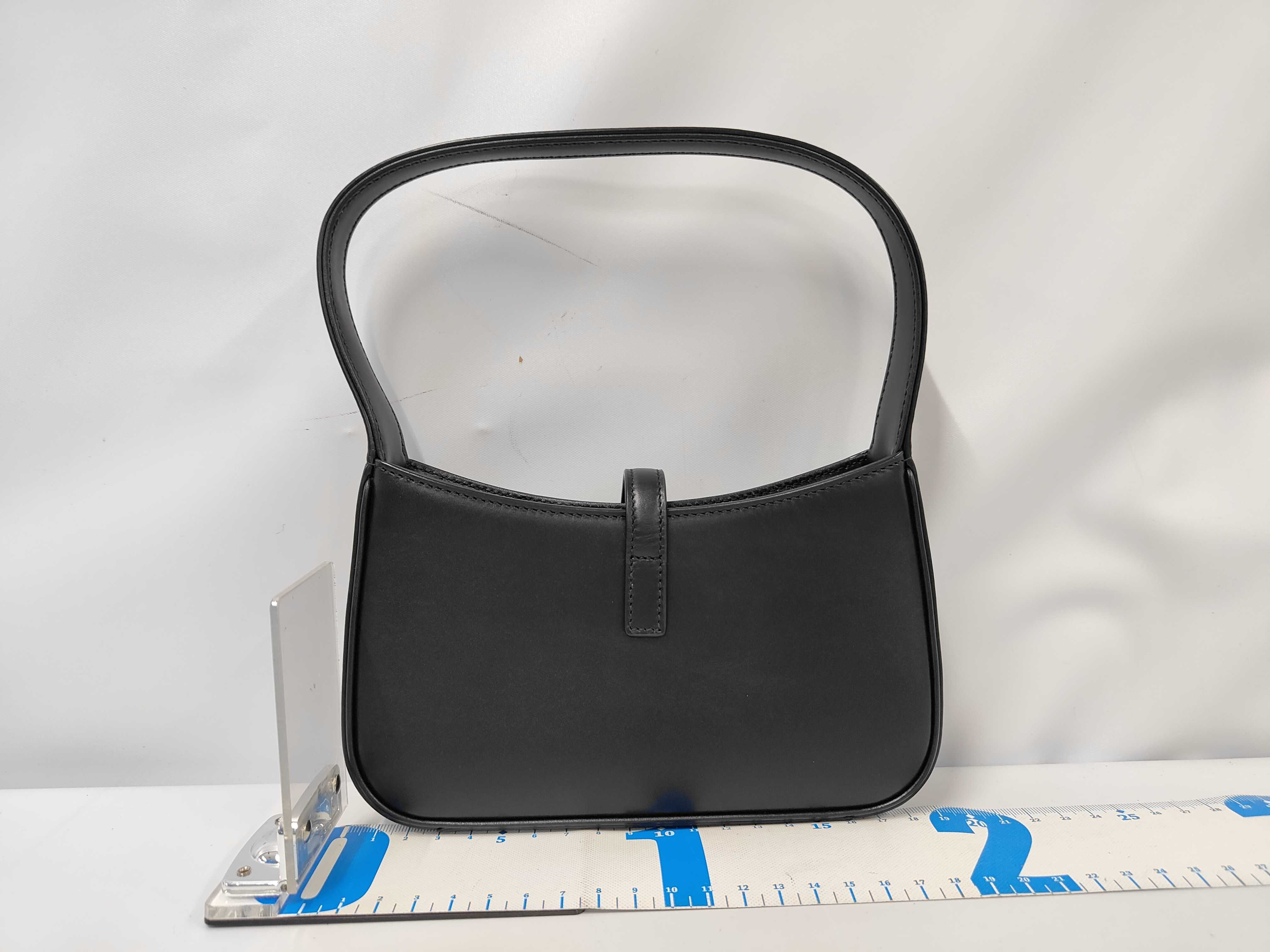 LE5A7 Hobo Mini Black Gold Handbag 7103182R20 — view 2
