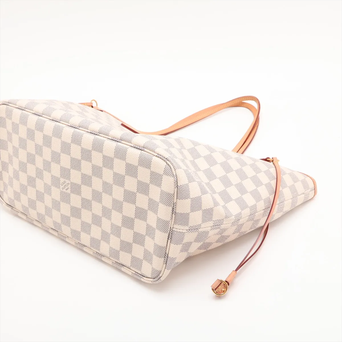 Damier Azur Neverfull MM N40603 White (RFID detected) — view 3