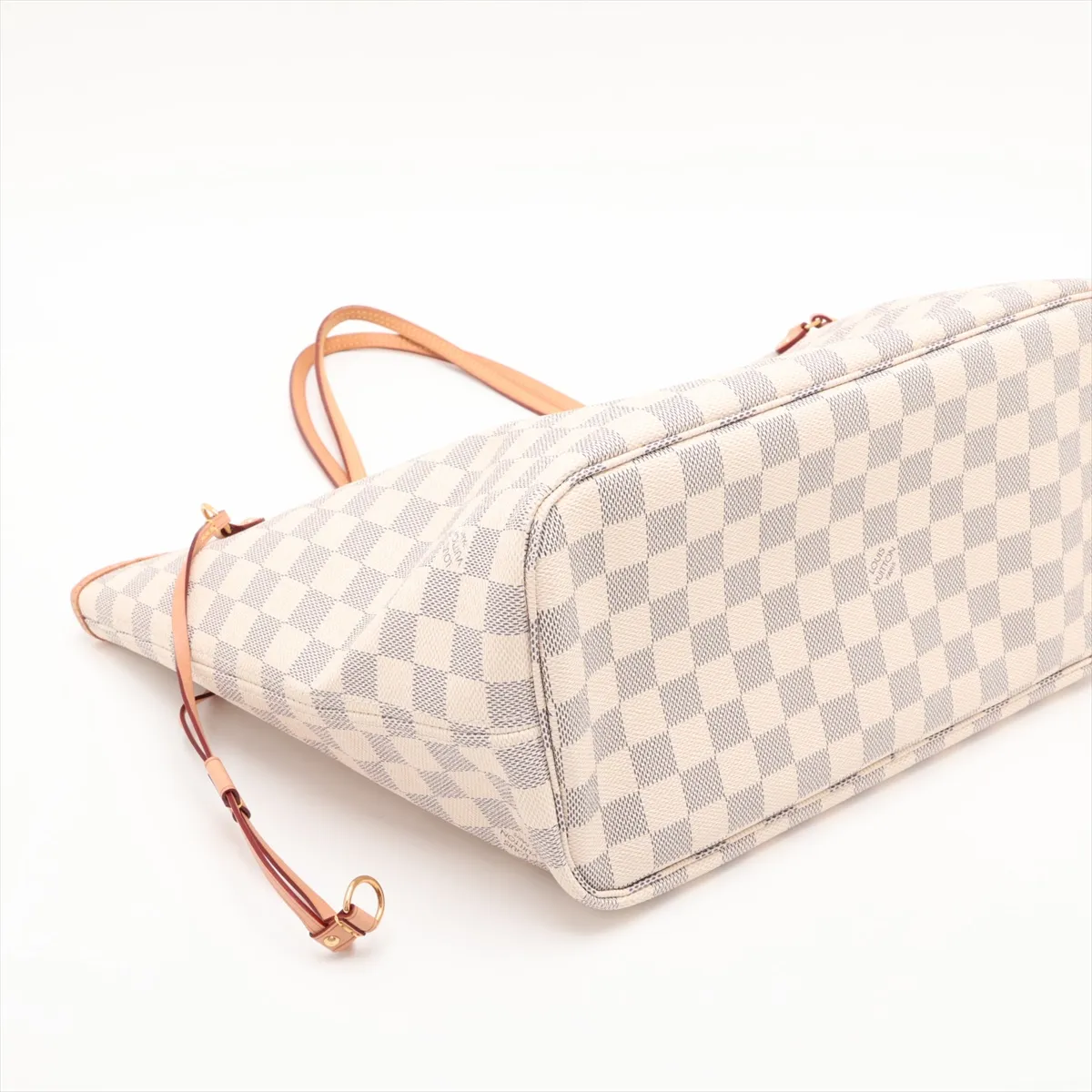 Damier Azur Neverfull MM N40603 White (RFID detected) — view 4