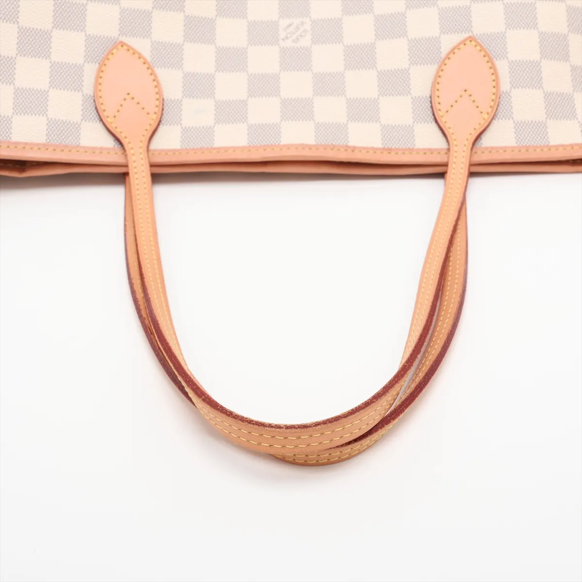 Damier Azur Neverfull MM N40603 White (RFID detected) — view 5