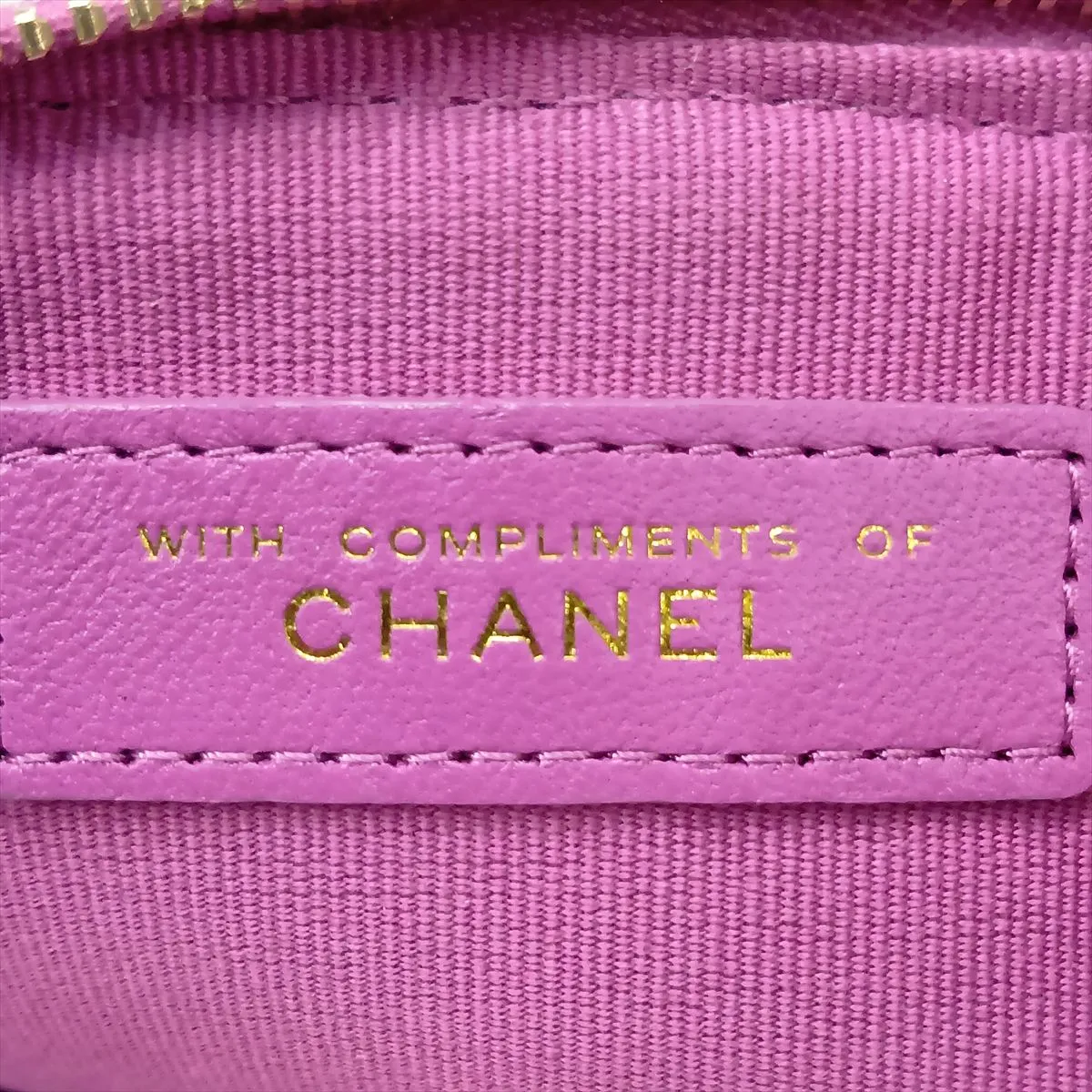 Matelassé Tweed x Leather Chain Shoulder Bag, Purple, Gold Hardware, CL3U982K, Random Serial Number, Year Gift — view 12