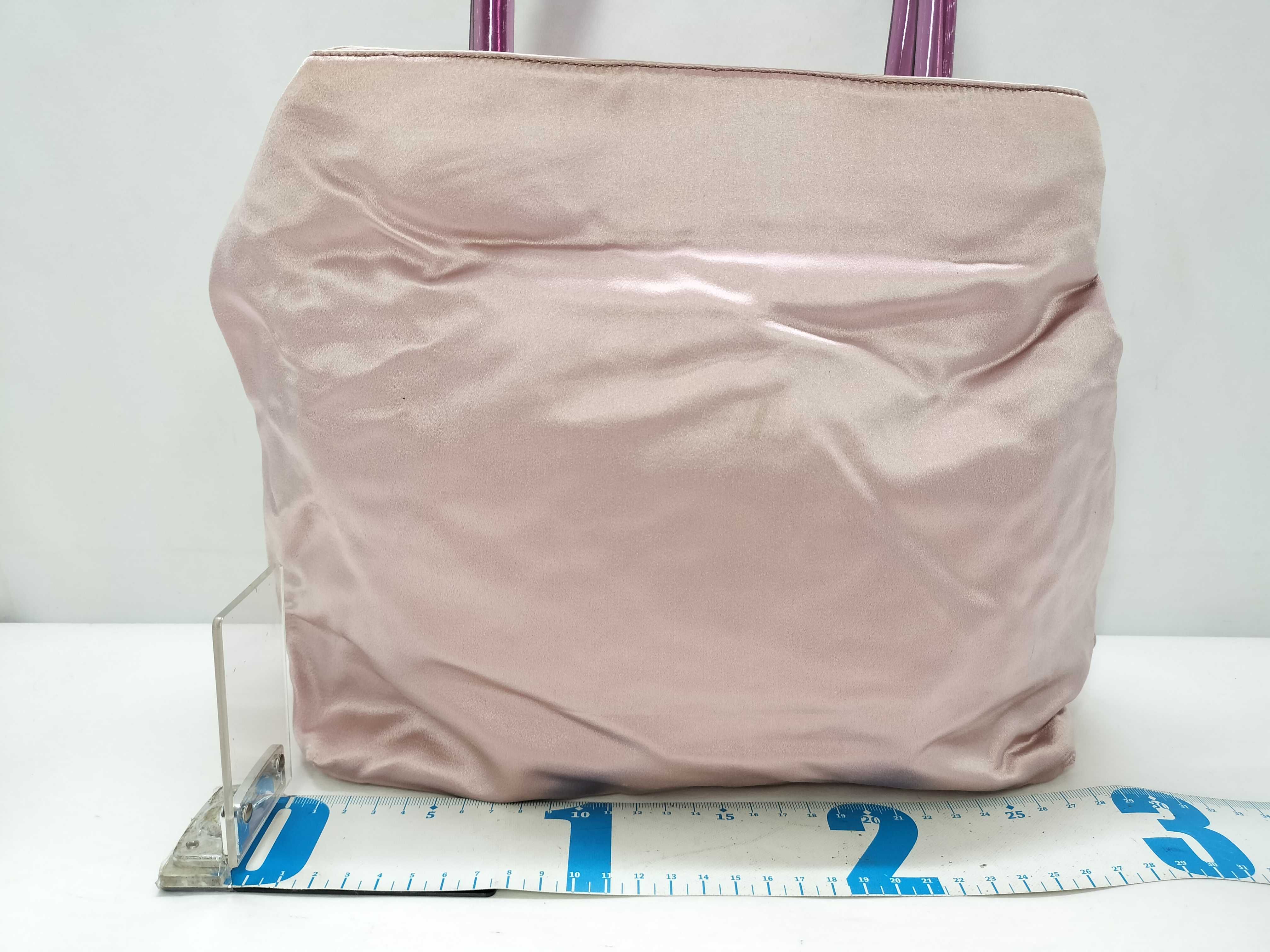 nylon handbag, pink handbag. — view 2