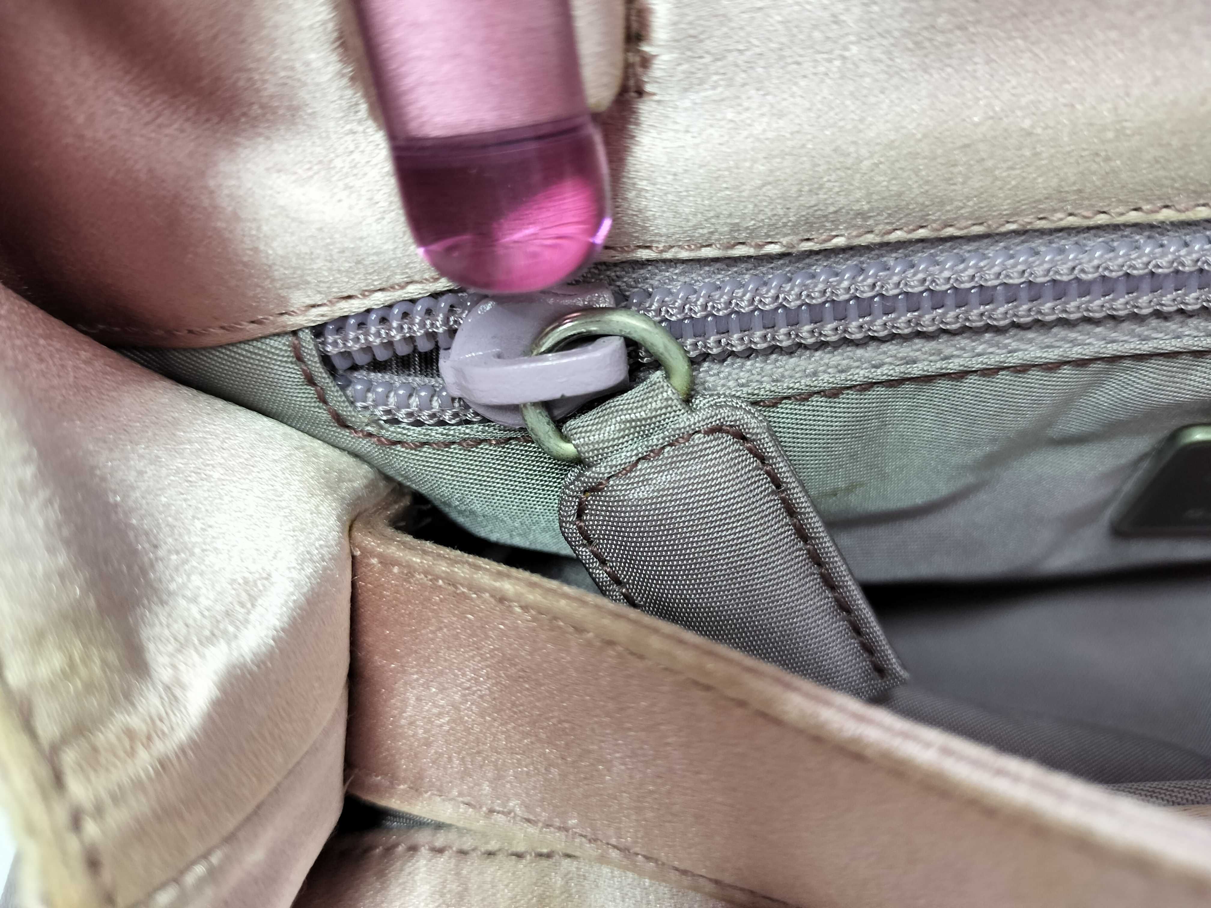 nylon handbag, pink handbag. — view 11
