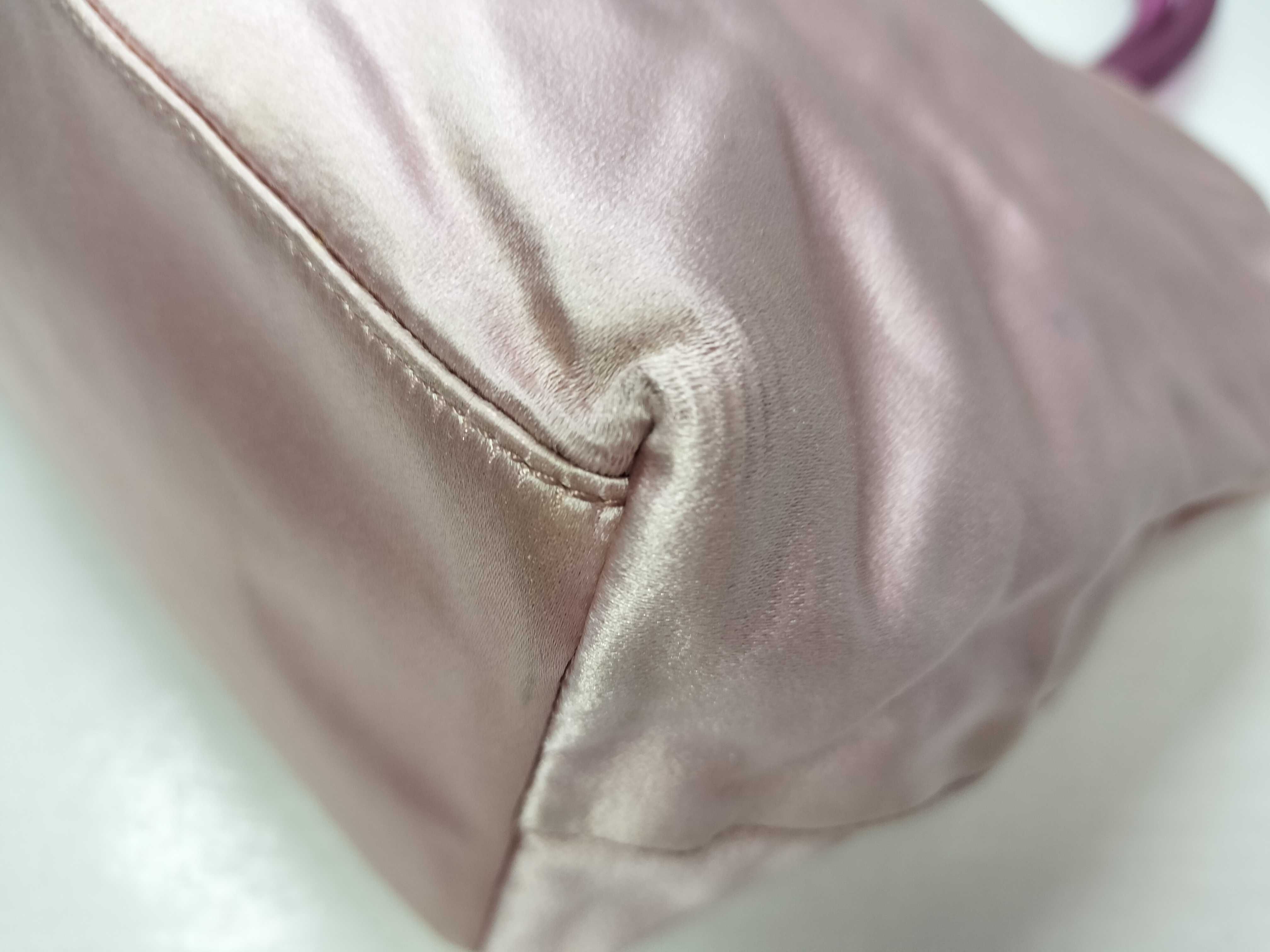 nylon handbag, pink handbag. — view 6