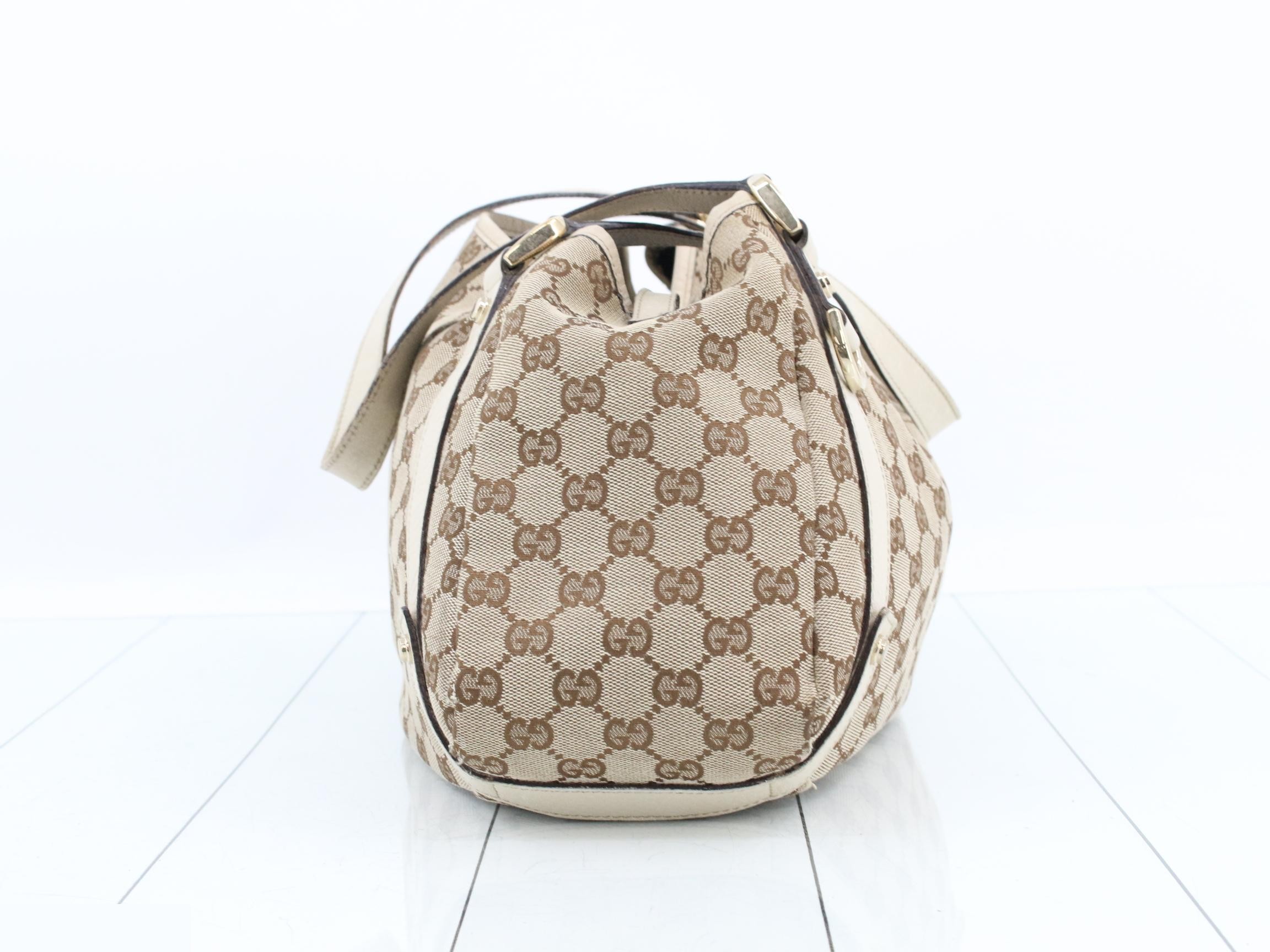 Abby GG Canvas Tote Bag — view 4