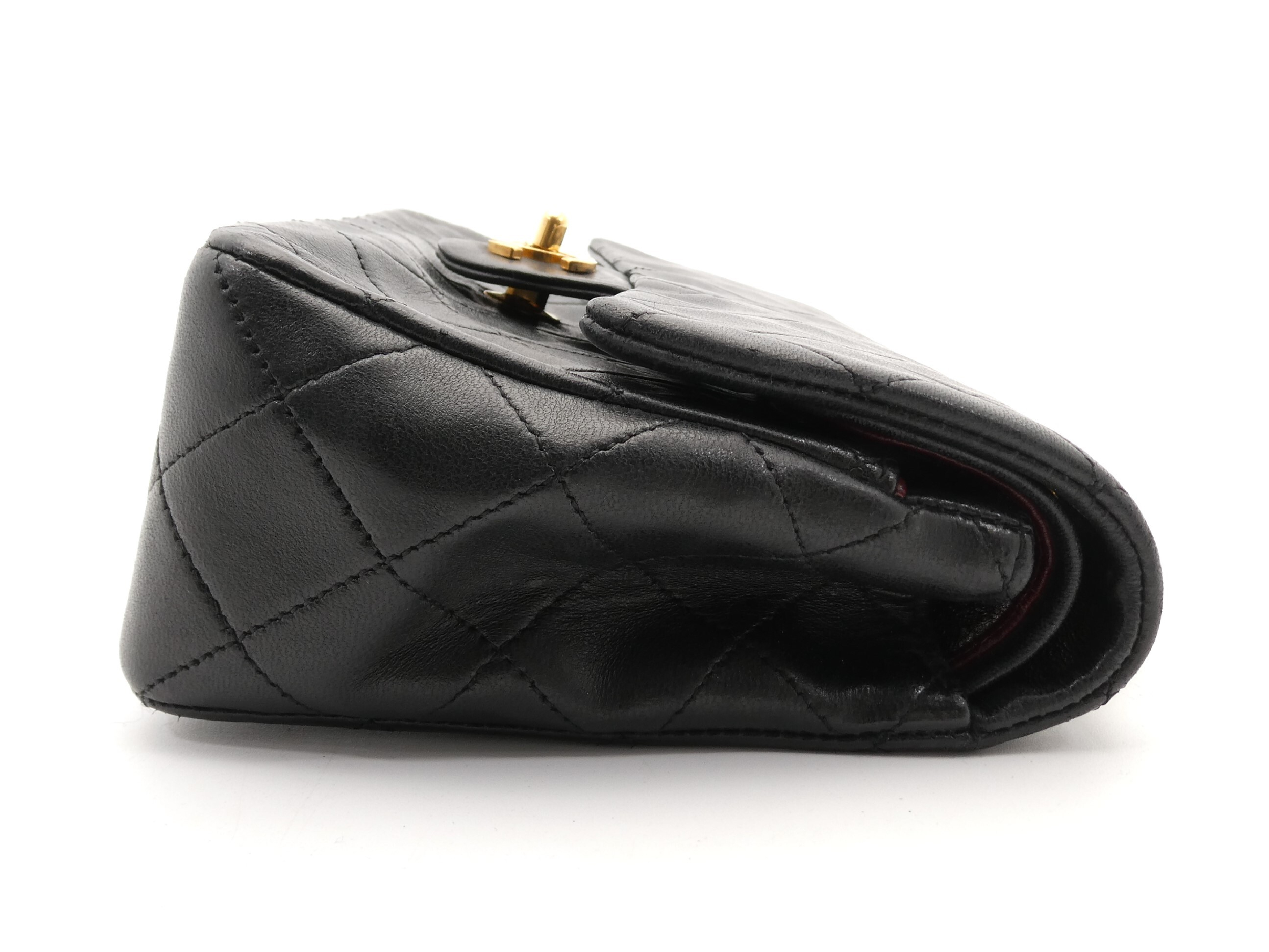 Matelassé Coco Mark Double Flap Double Chain Shoulder Bag — view 4