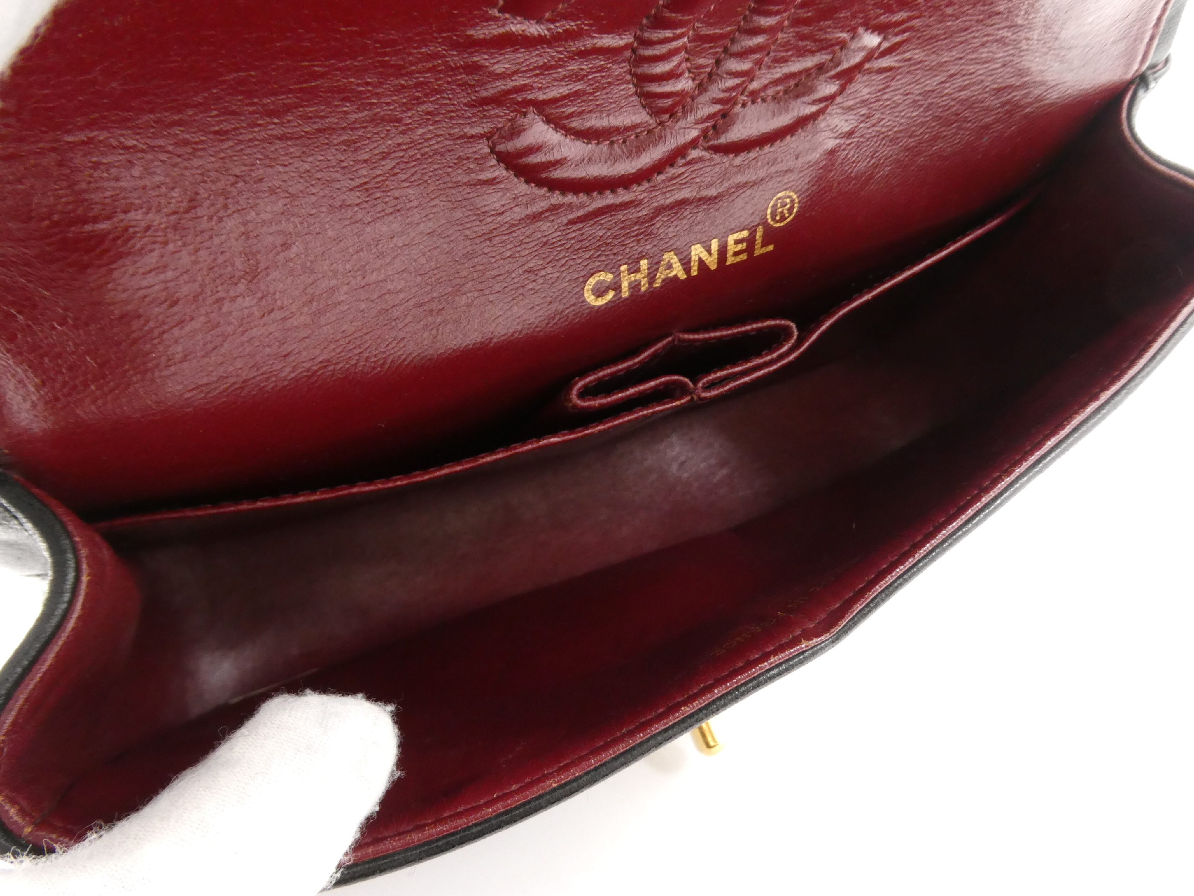 Matelassé Coco Mark Double Flap Double Chain Shoulder Bag — view 7