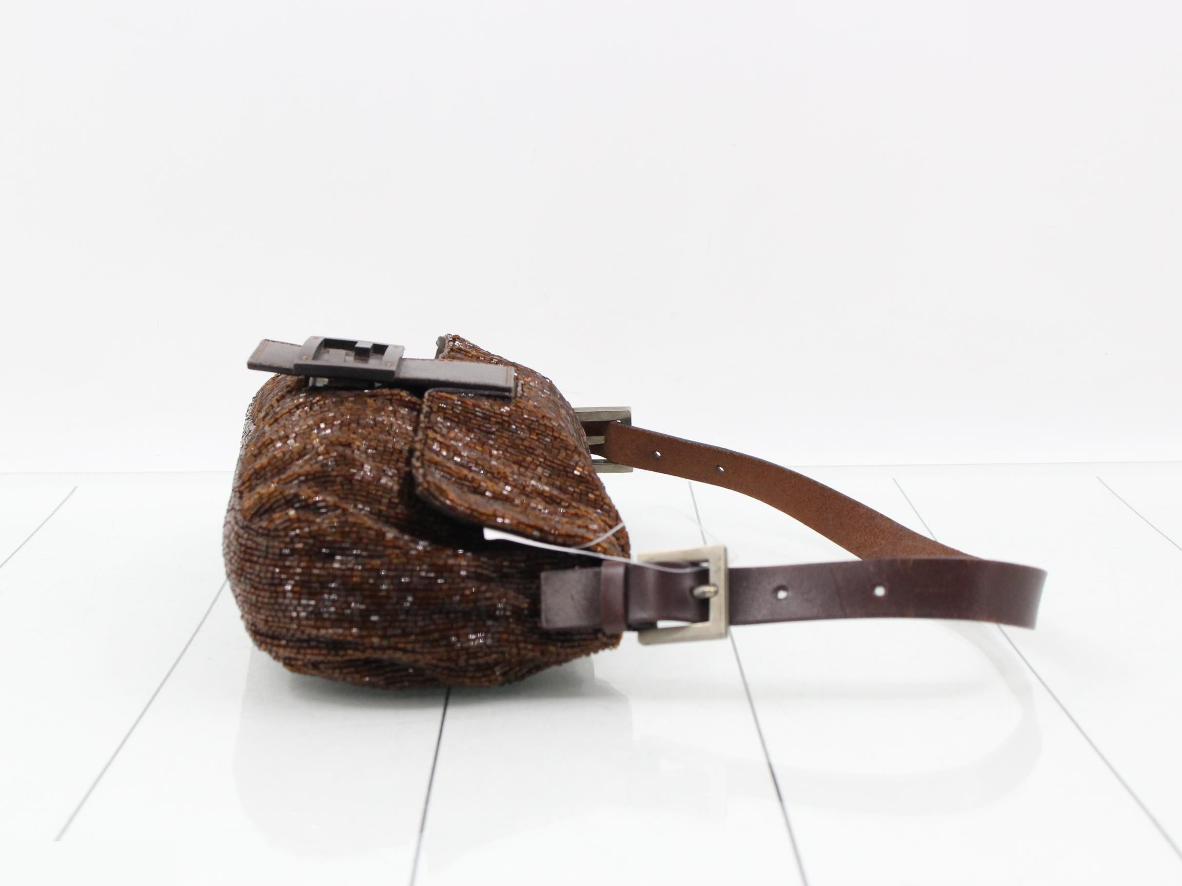 Mamma Bucket Handbag with Beads — view 3