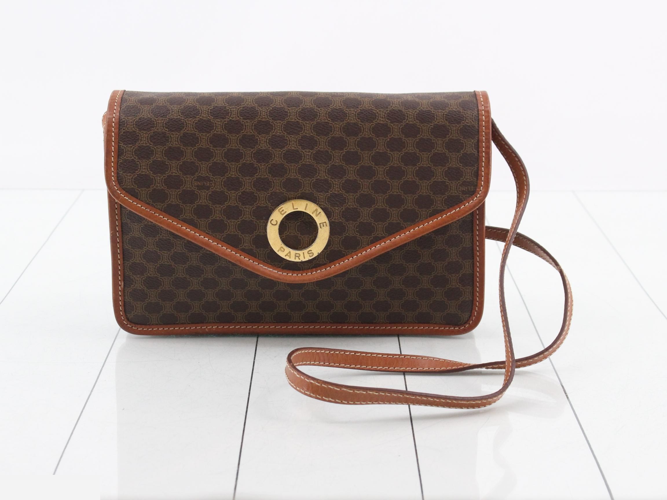 Circle Logo Macadam Flap Shoulder Bag