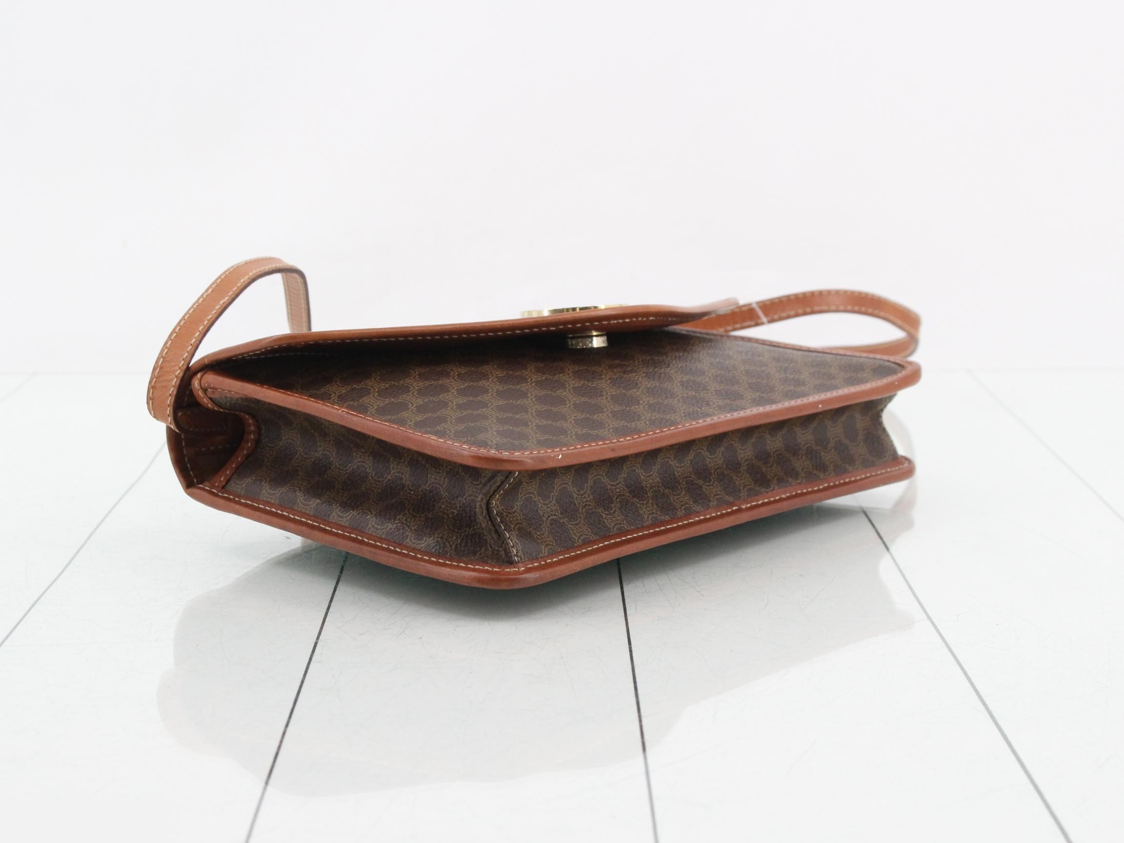 Circle Logo Macadam Flap Shoulder Bag — view 5