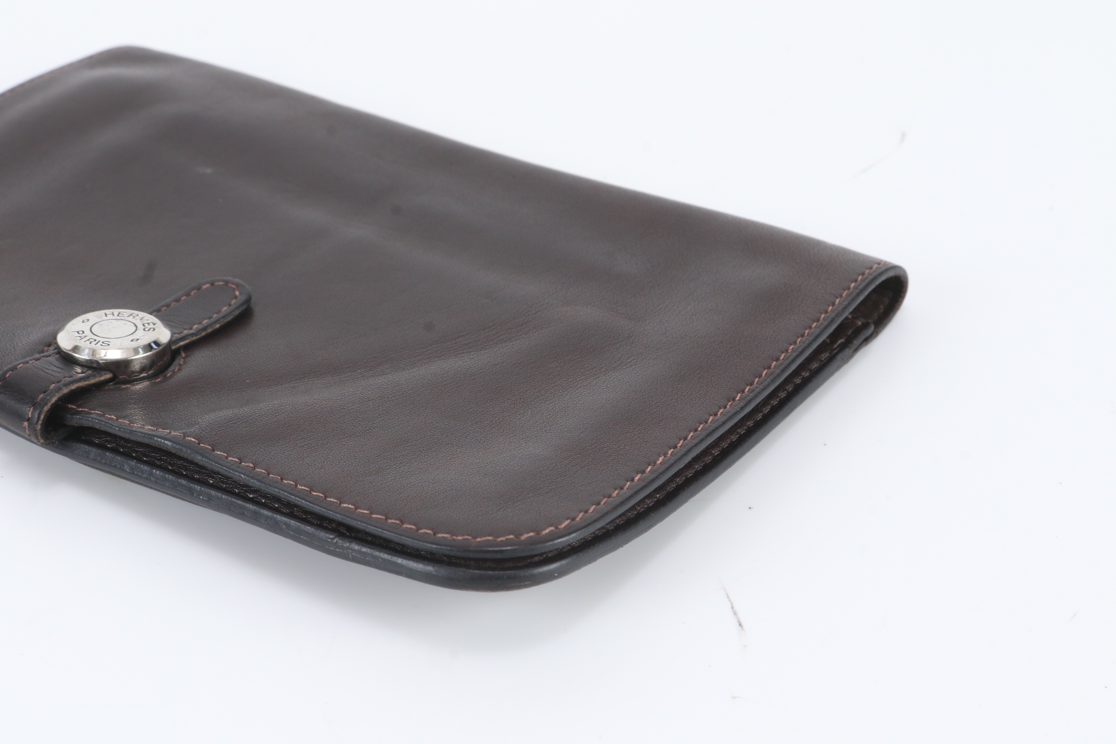 D Stamped Dogon GM Leather Long Wallet Bi-fold Wallet — view 3