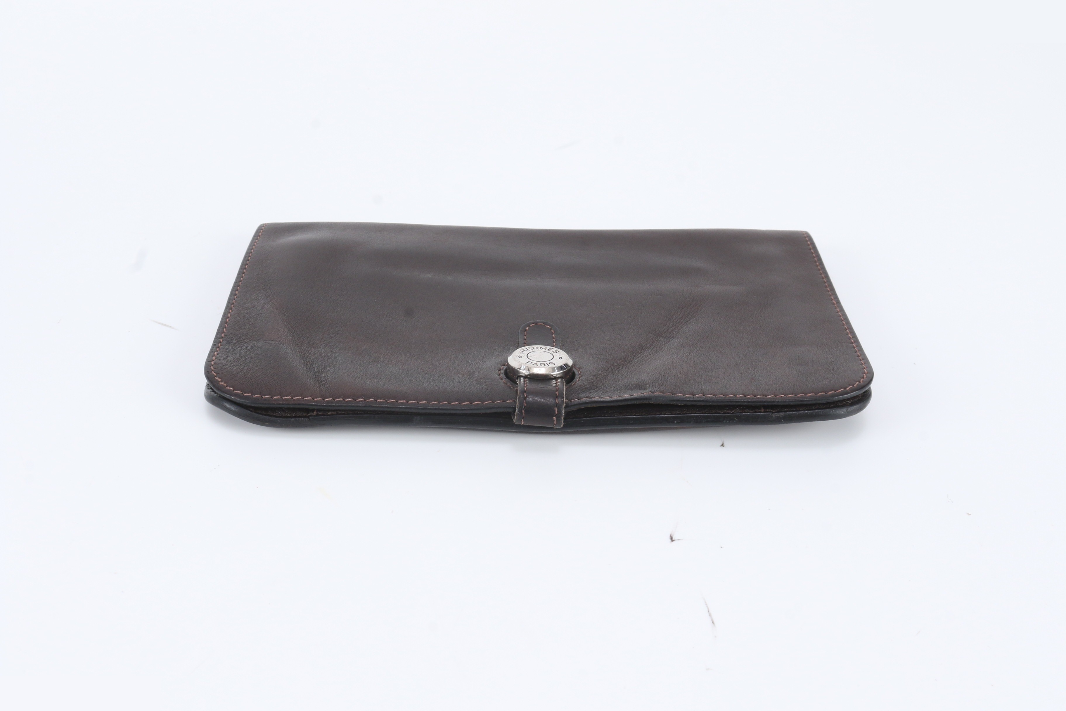 D Stamped Dogon GM Leather Long Wallet Bi-fold Wallet — view 4