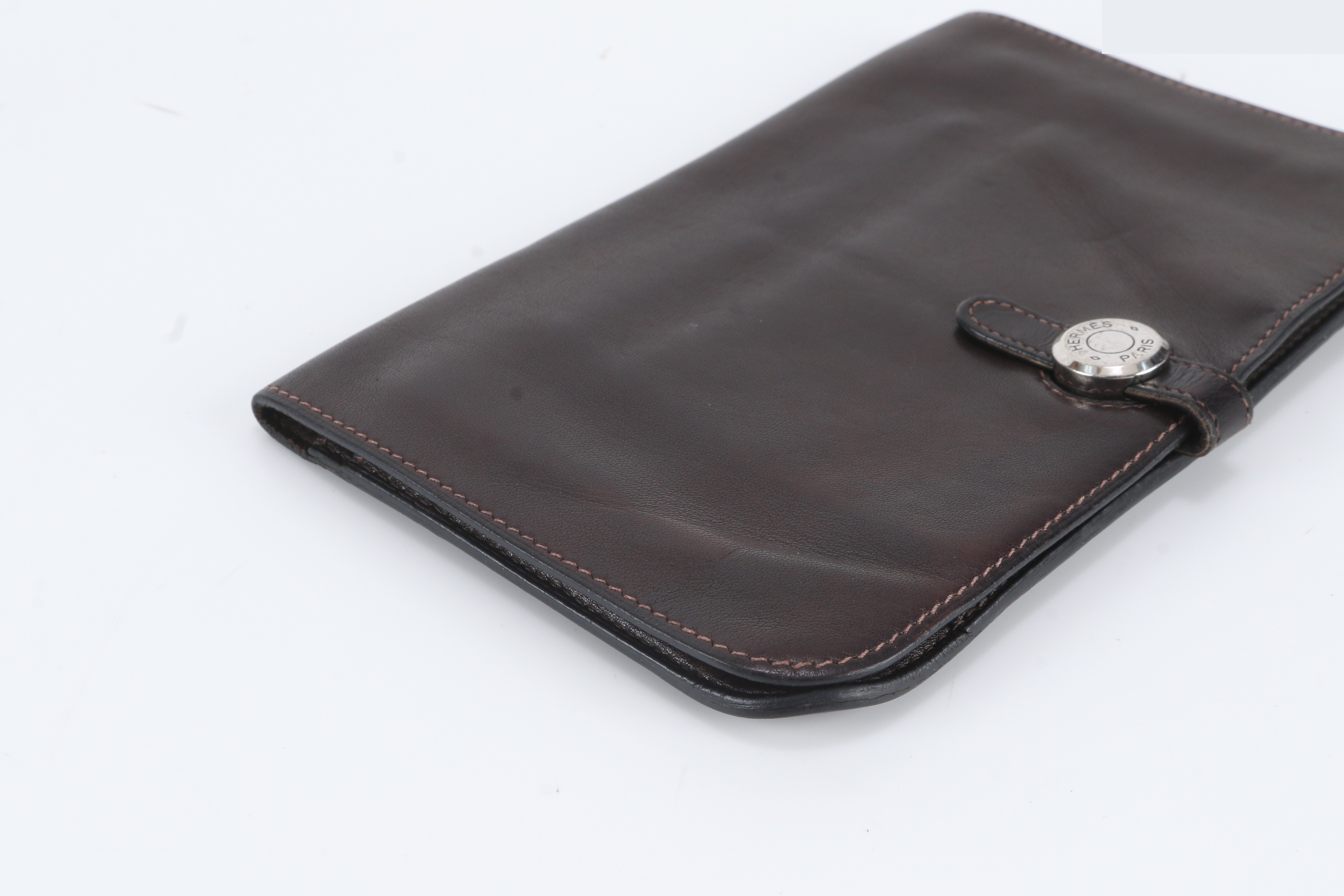 D Stamped Dogon GM Leather Long Wallet Bi-fold Wallet — view 5
