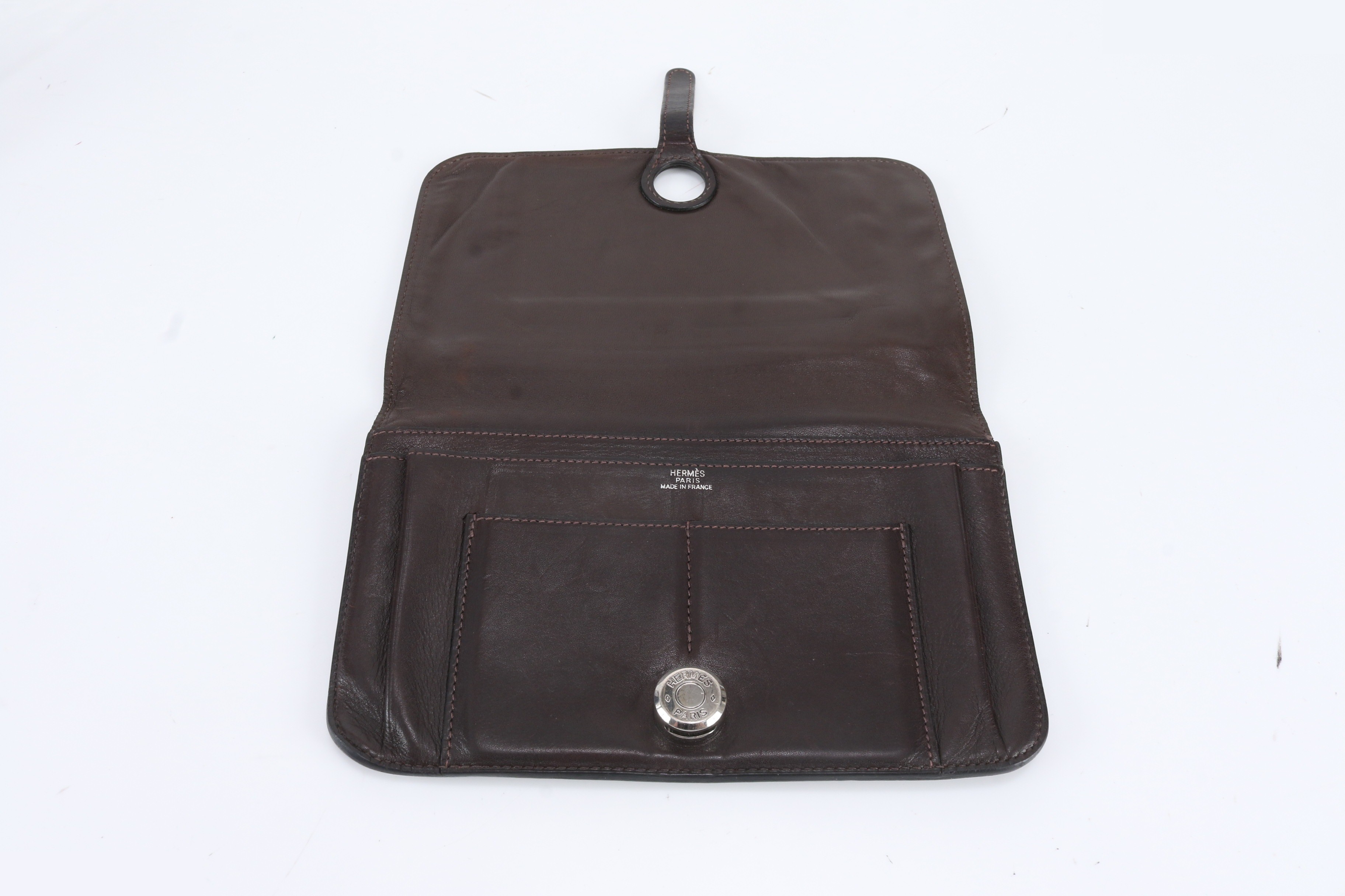 D Stamped Dogon GM Leather Long Wallet Bi-fold Wallet — view 6