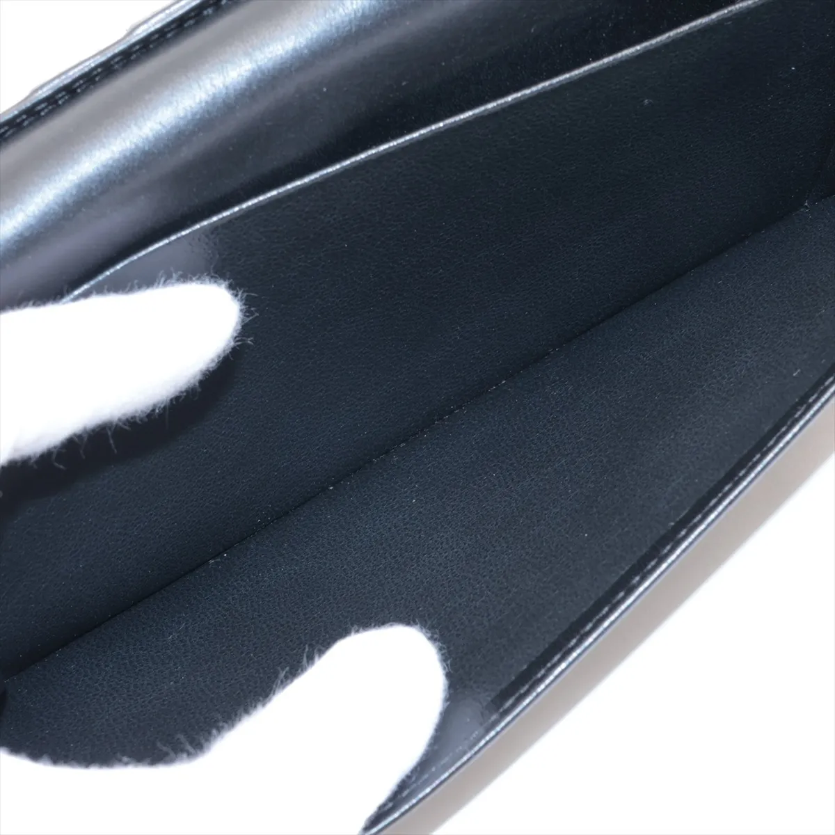New Jackie Leather Round Zip Wallet, Black, 141430 — view 5