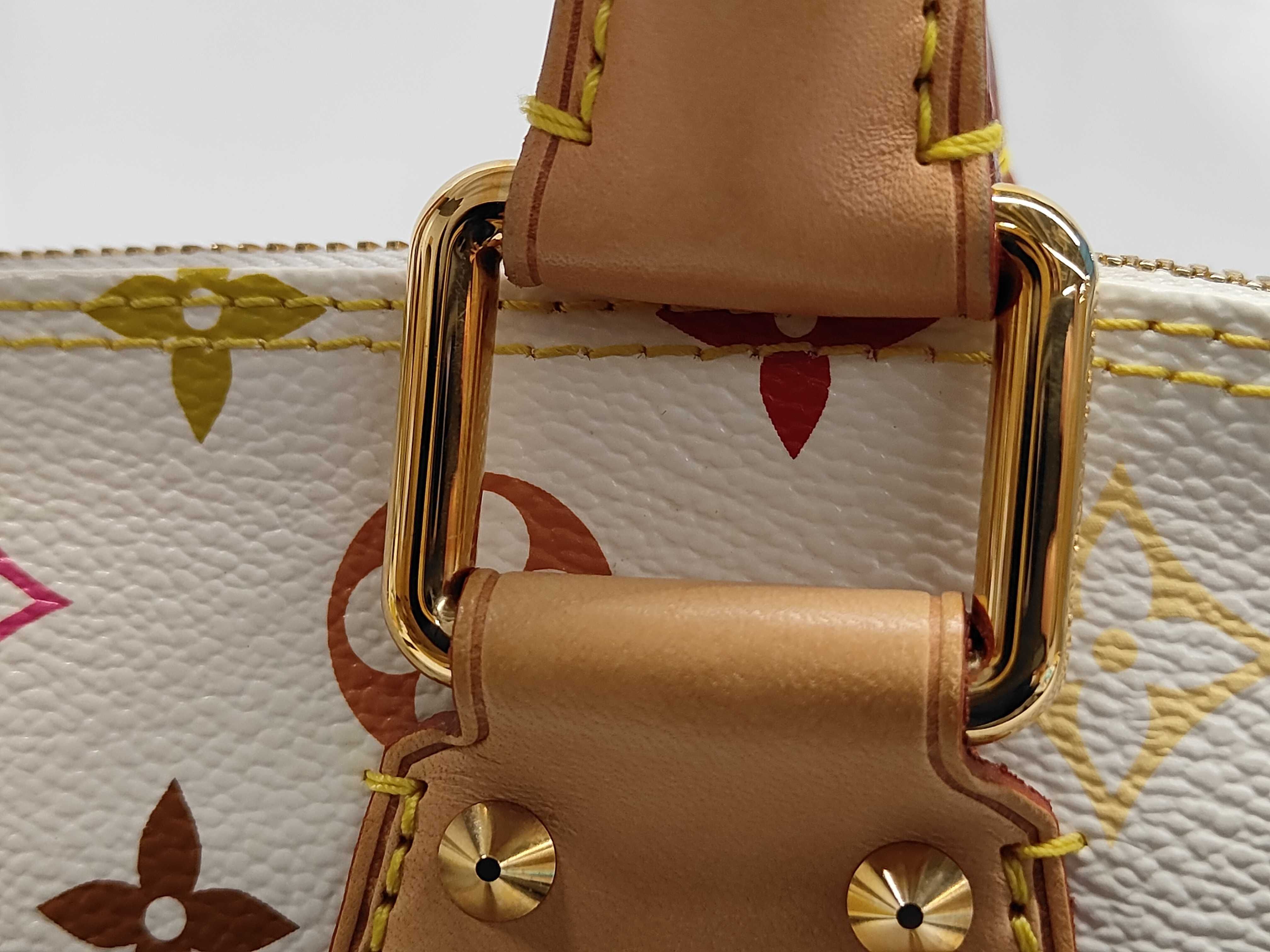 White Tricolor Shell Bag Handbag — view 7