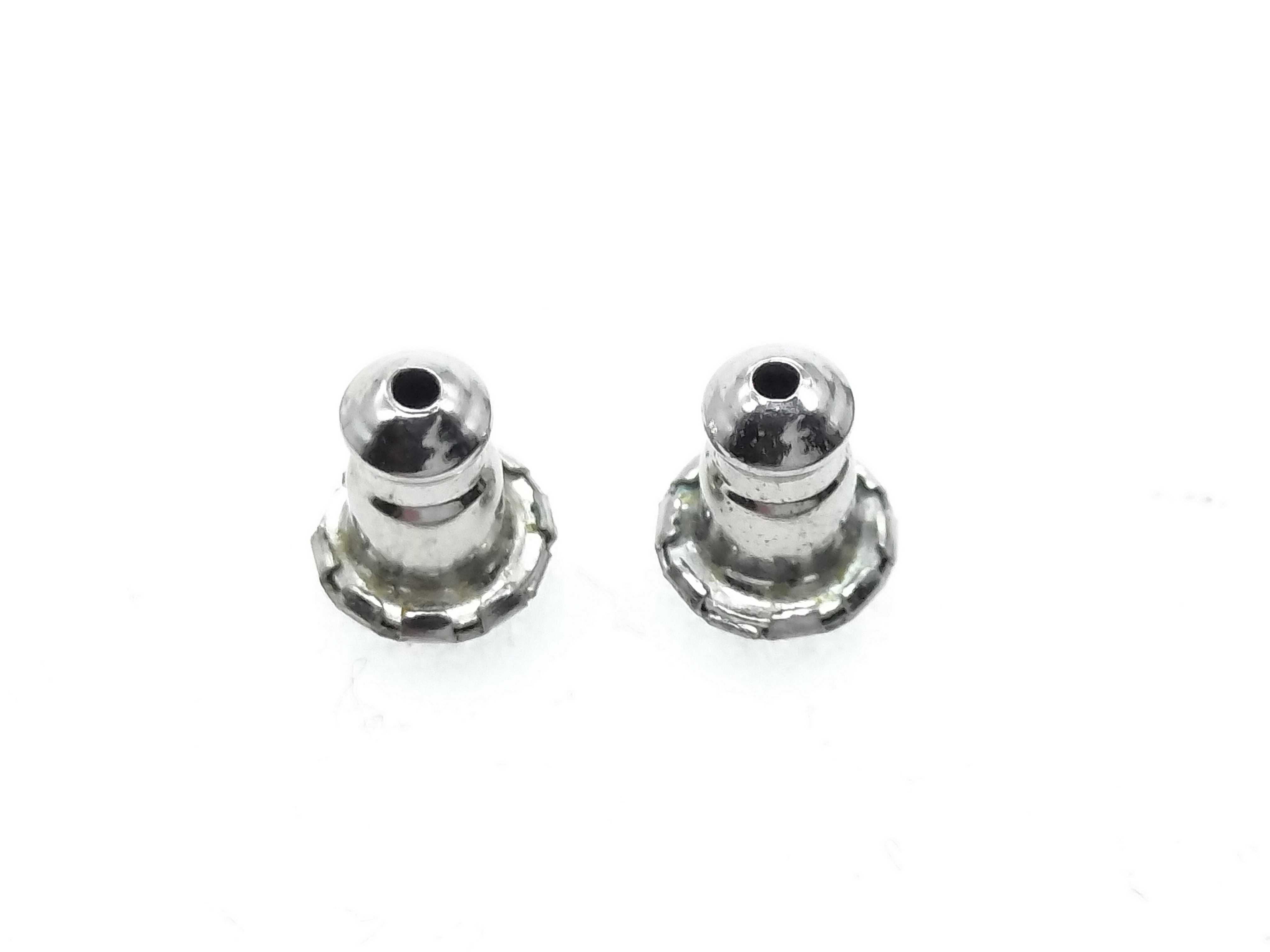 logo rhinestone earrings — view 6