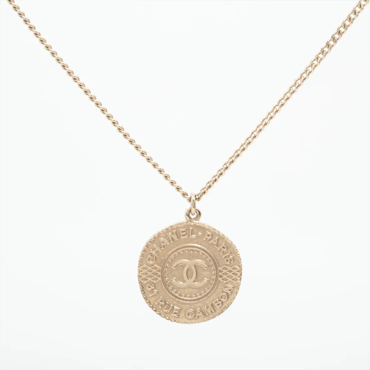 Coco Mark A15C Necklace, GP Gold. Shows signs of wear, — view 2