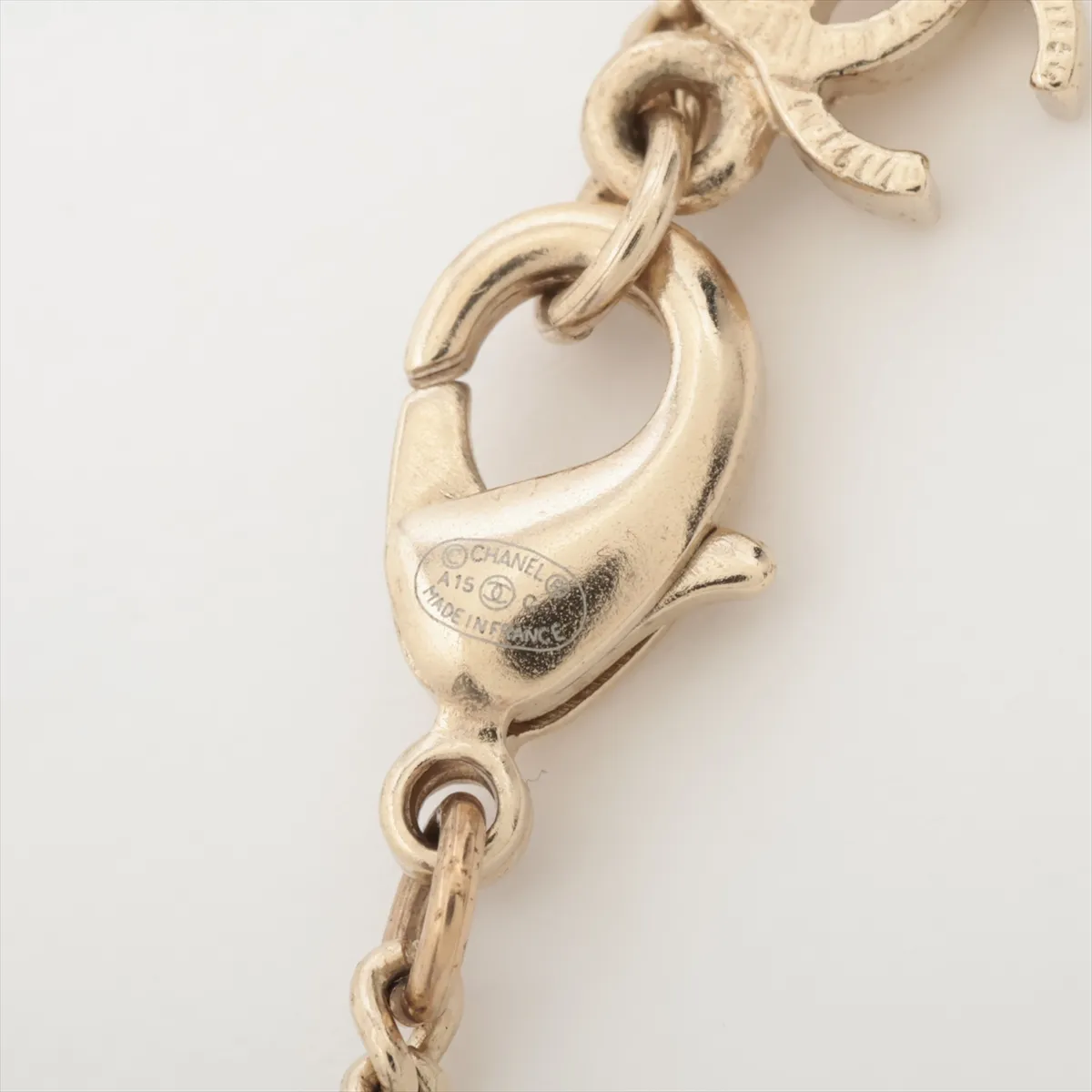 Coco Mark A15C Necklace, GP Gold. Shows signs of wear, — view 4