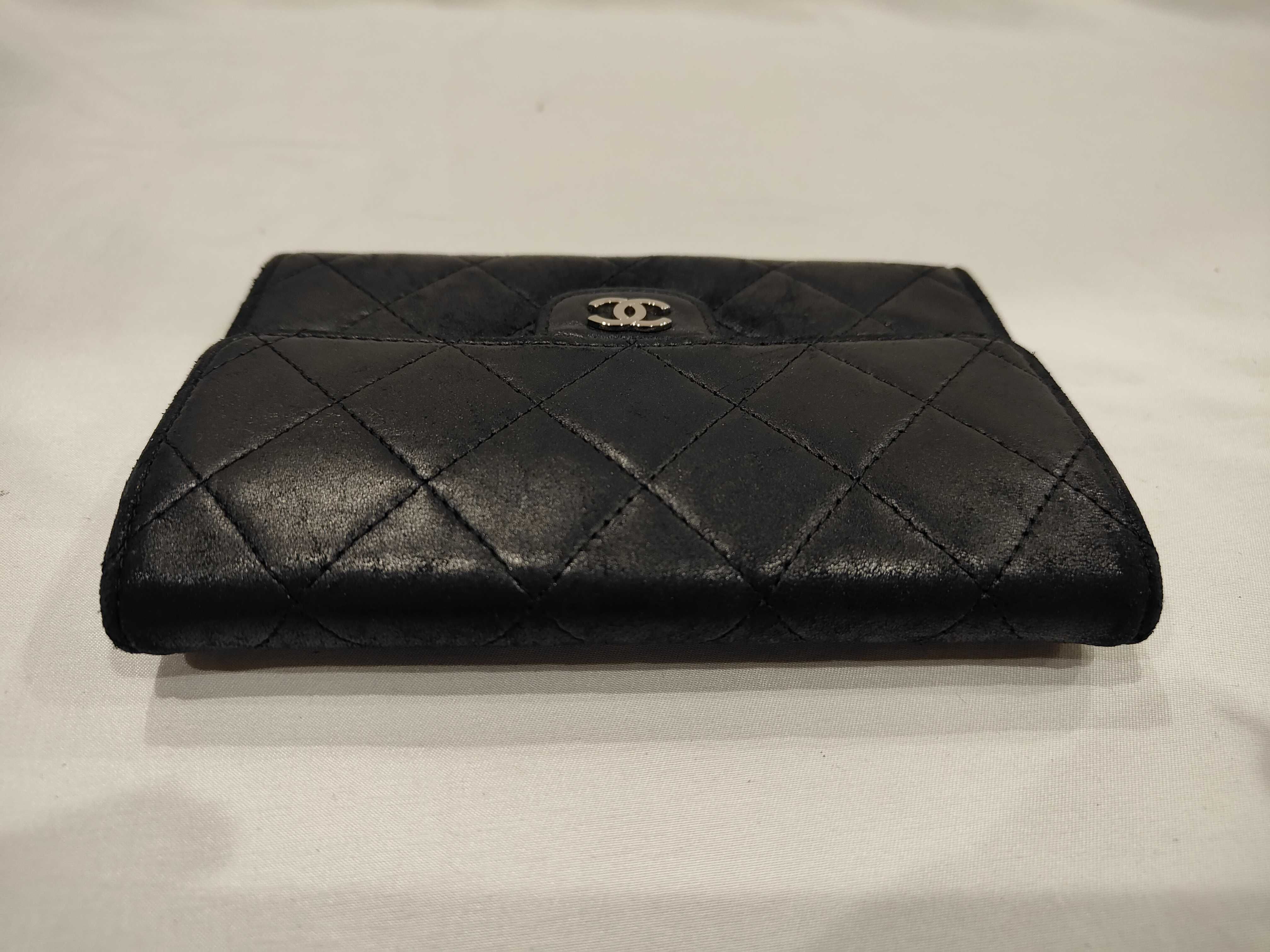 Lambskin Coco Mark Wallet Coin Case — view 6