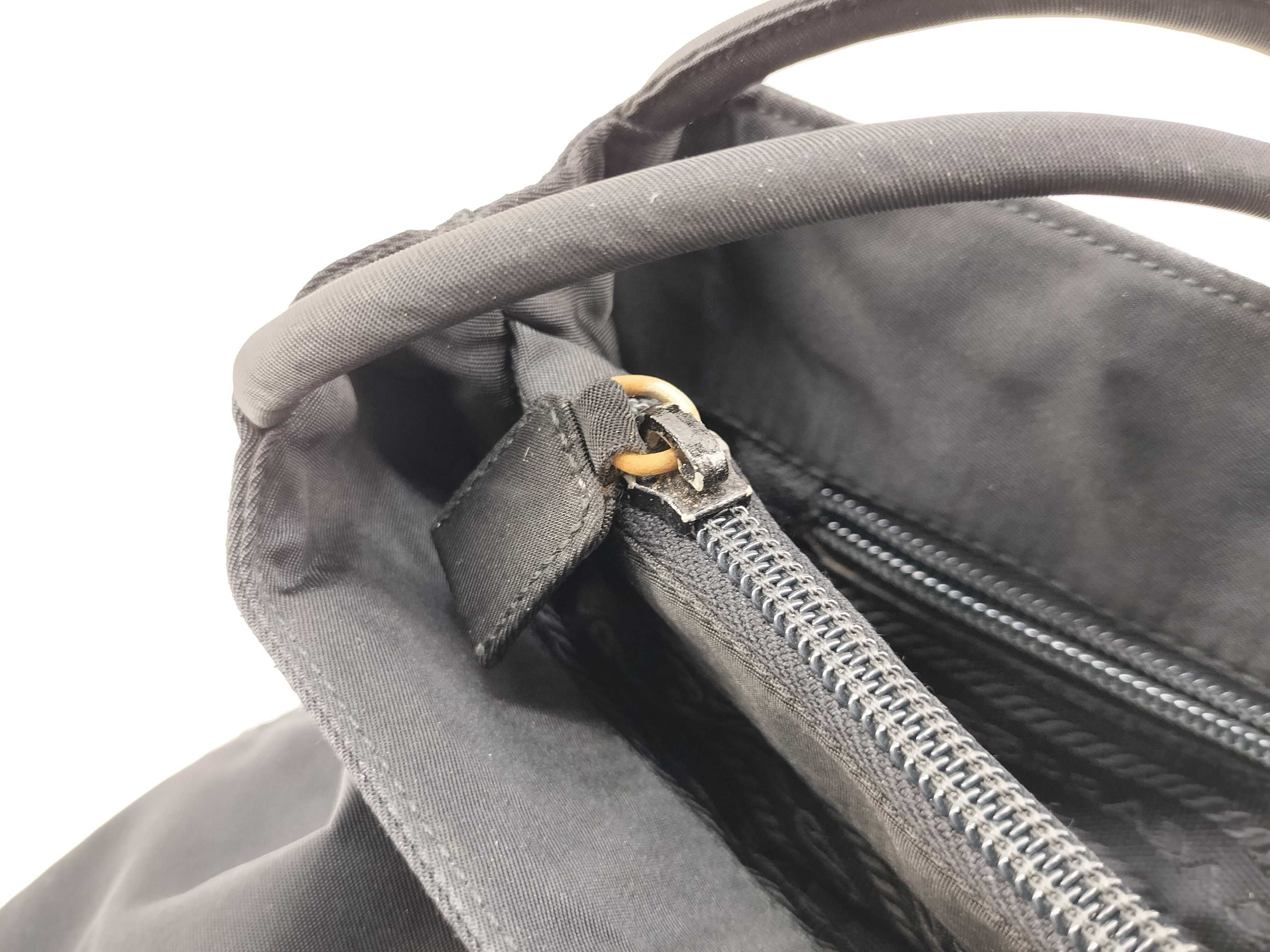 Nylon Prada Nylon Tote Bag Black — view 11