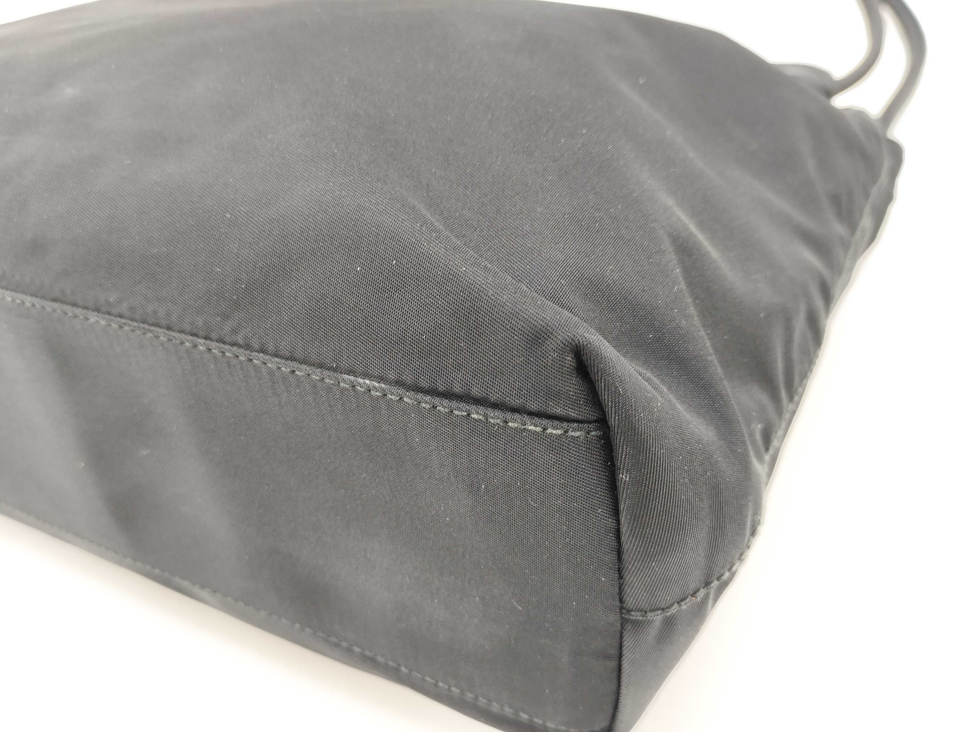 Nylon Prada Nylon Tote Bag Black — view 7