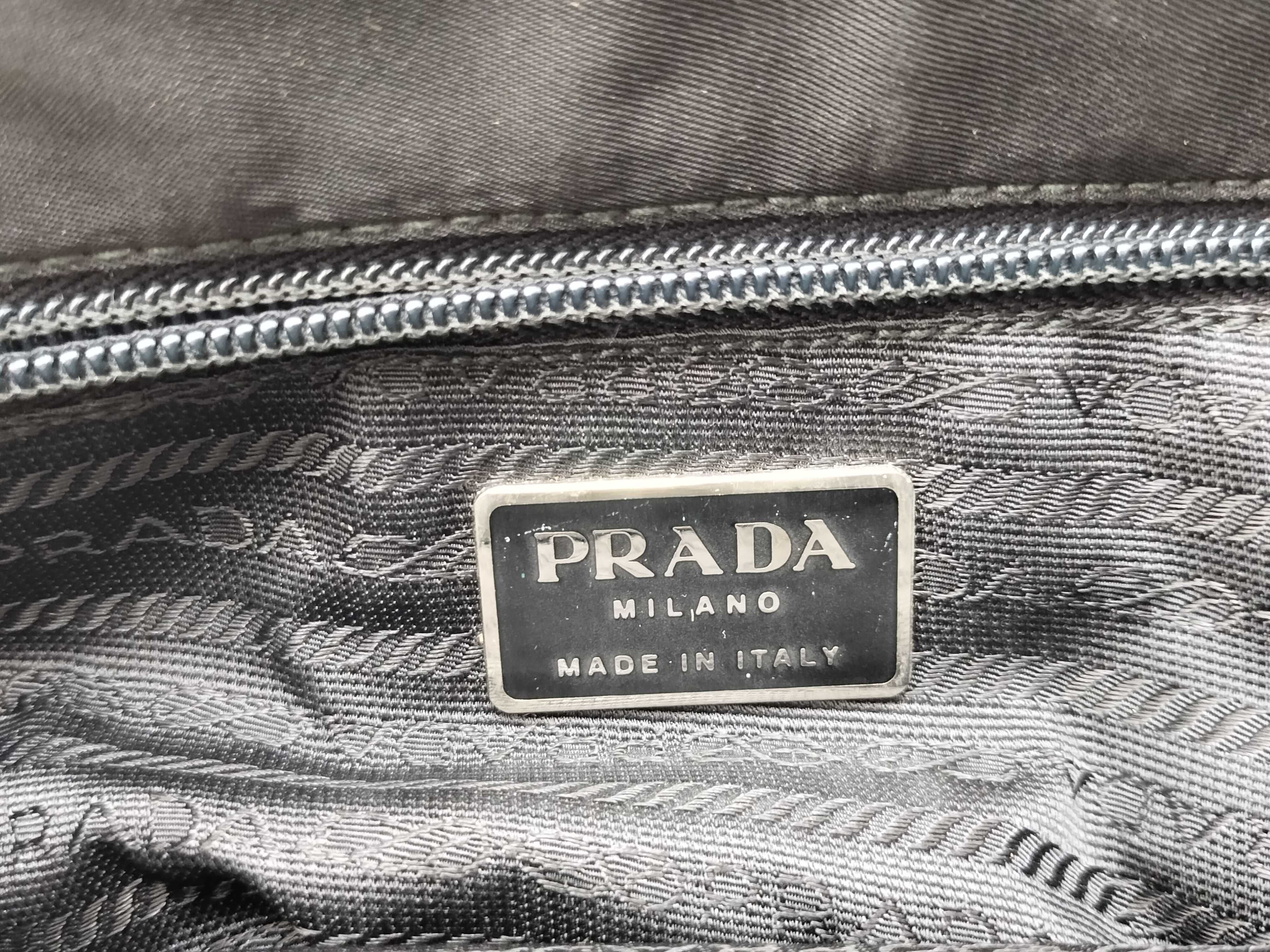 Nylon Prada Nylon Tote Bag Black — view 10
