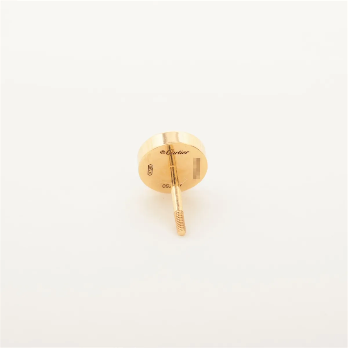 Love Earrings 750(YG) 0.7g WVY914 Post — view 2