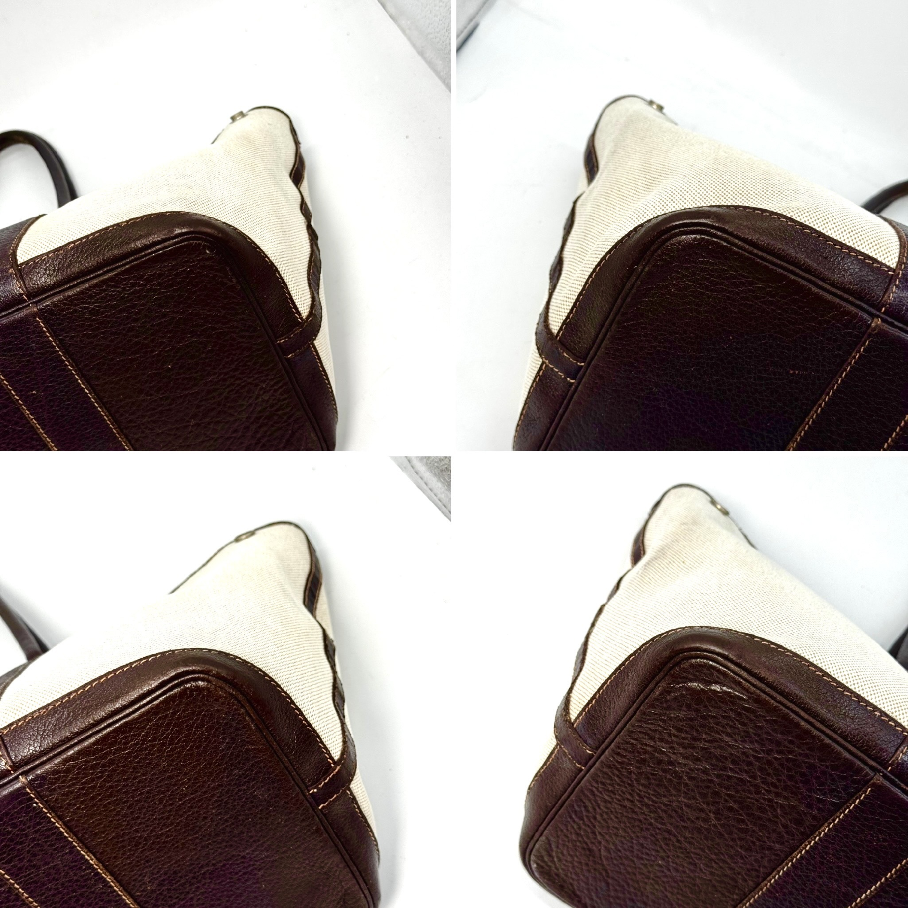Garden Party Toile H Marron Brown PM Tote Bag — view 6