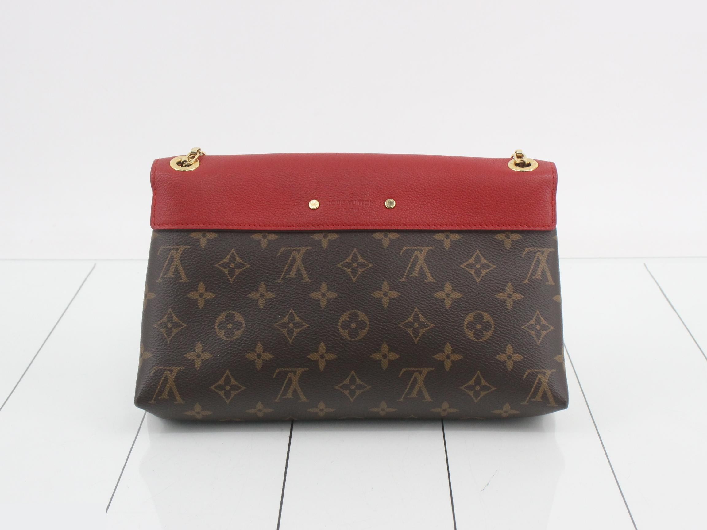 Monogram Pallas Chain Cerise Shoulder Bag — view 2